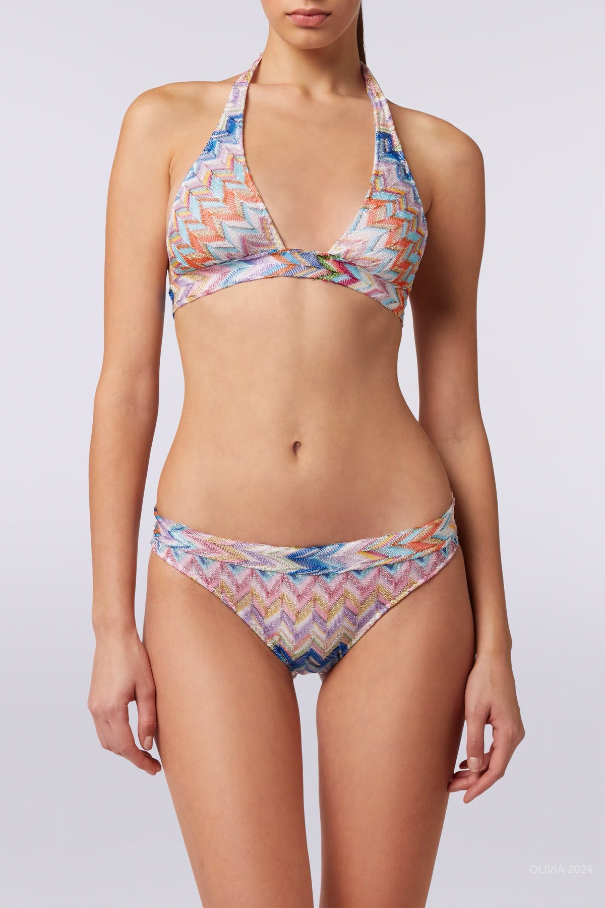 Zig - Zag Bikini Set in Multicolor - shop - olivia.com