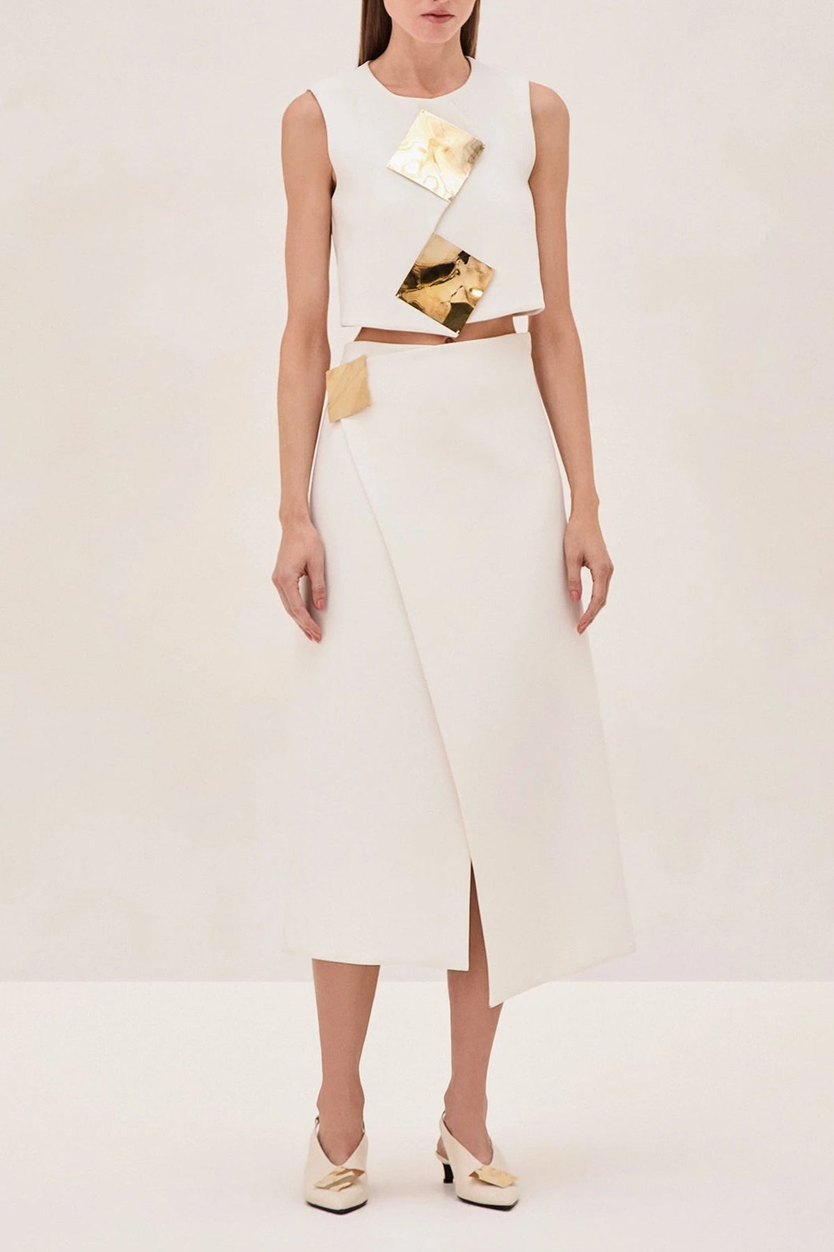 Zilai Skirt in Ivory - shop - olivia.com