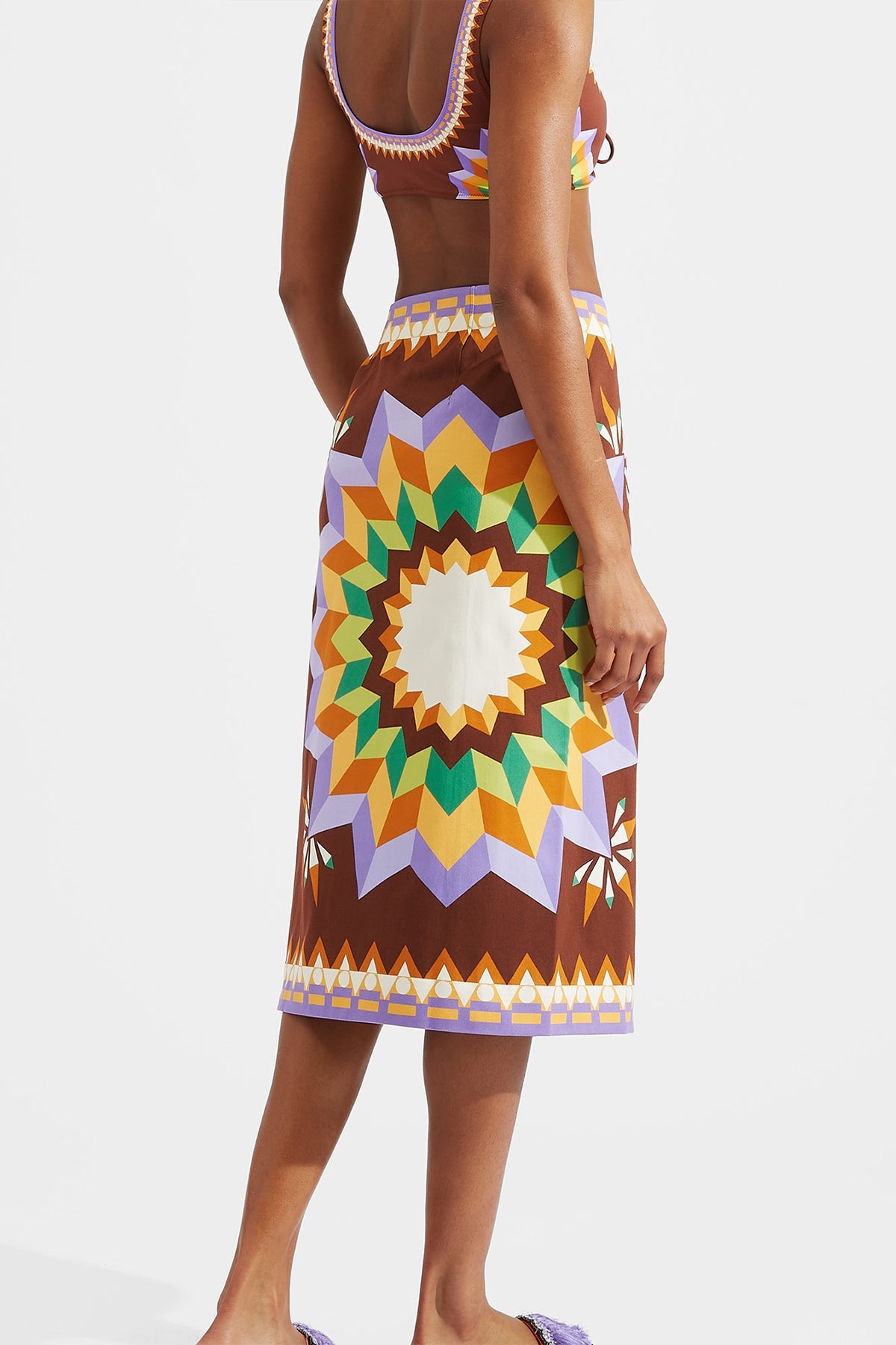 2-Way Pareo Skirt in Sunset Moro Placee - shop-olivia.com