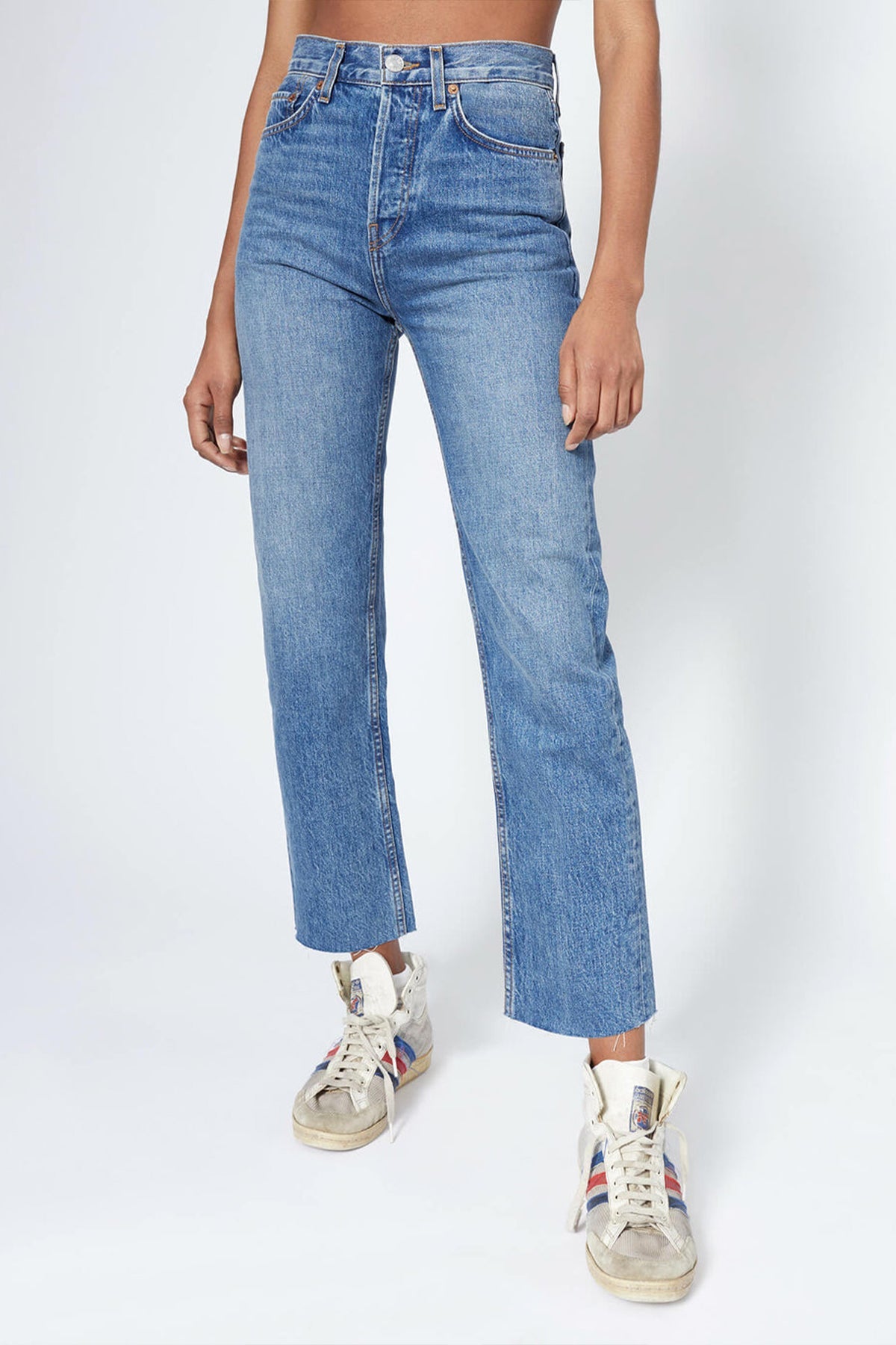 RE/DONE 70s High-Rise shops Stove Pipe Jeans