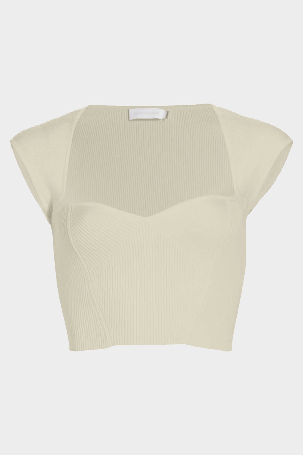 Abia Cropped Top in Almond - shop-olivia.com