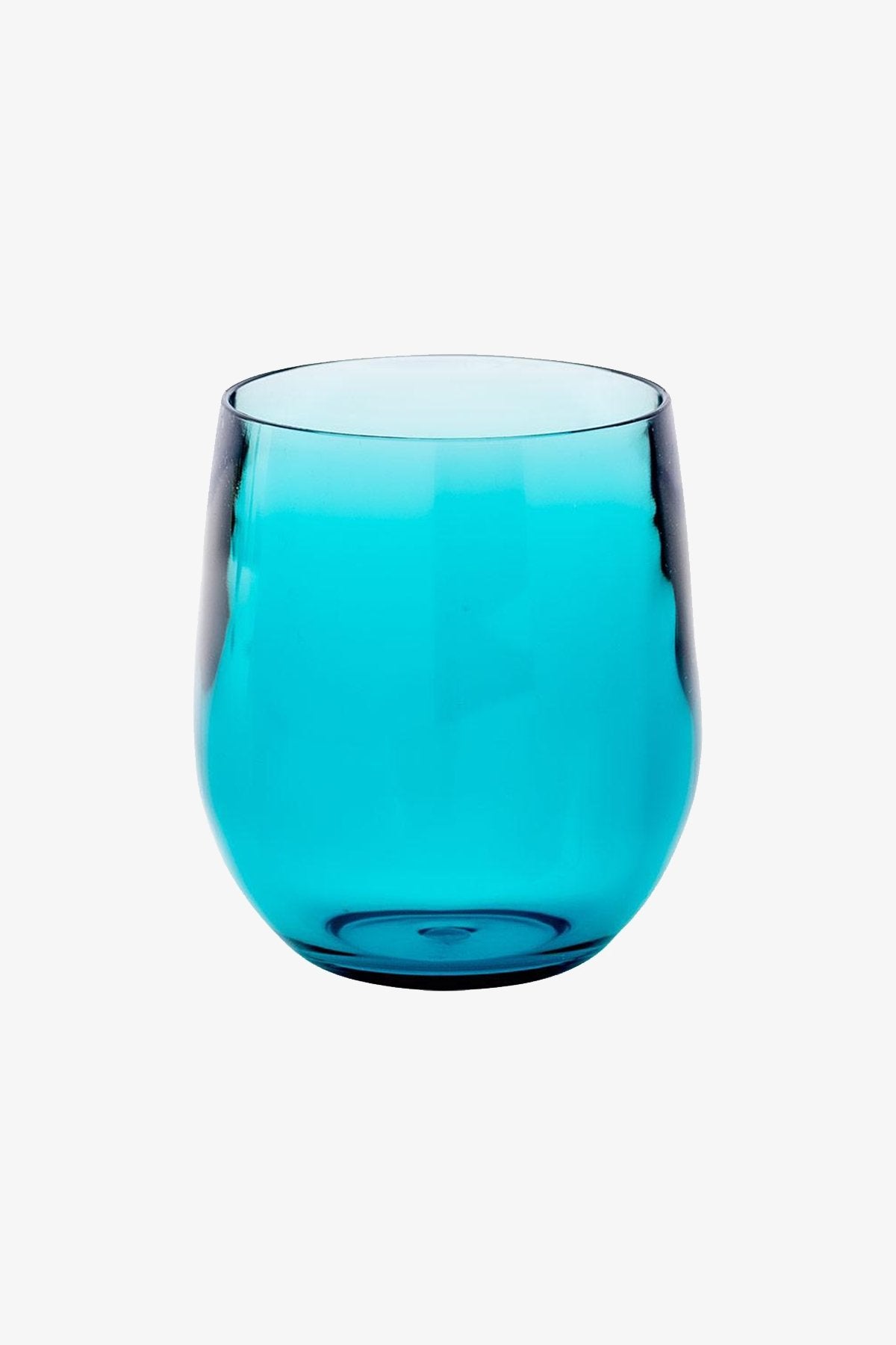 Acrylic 12oz Tumbler Glass in Turquoise - shop-olivia.com