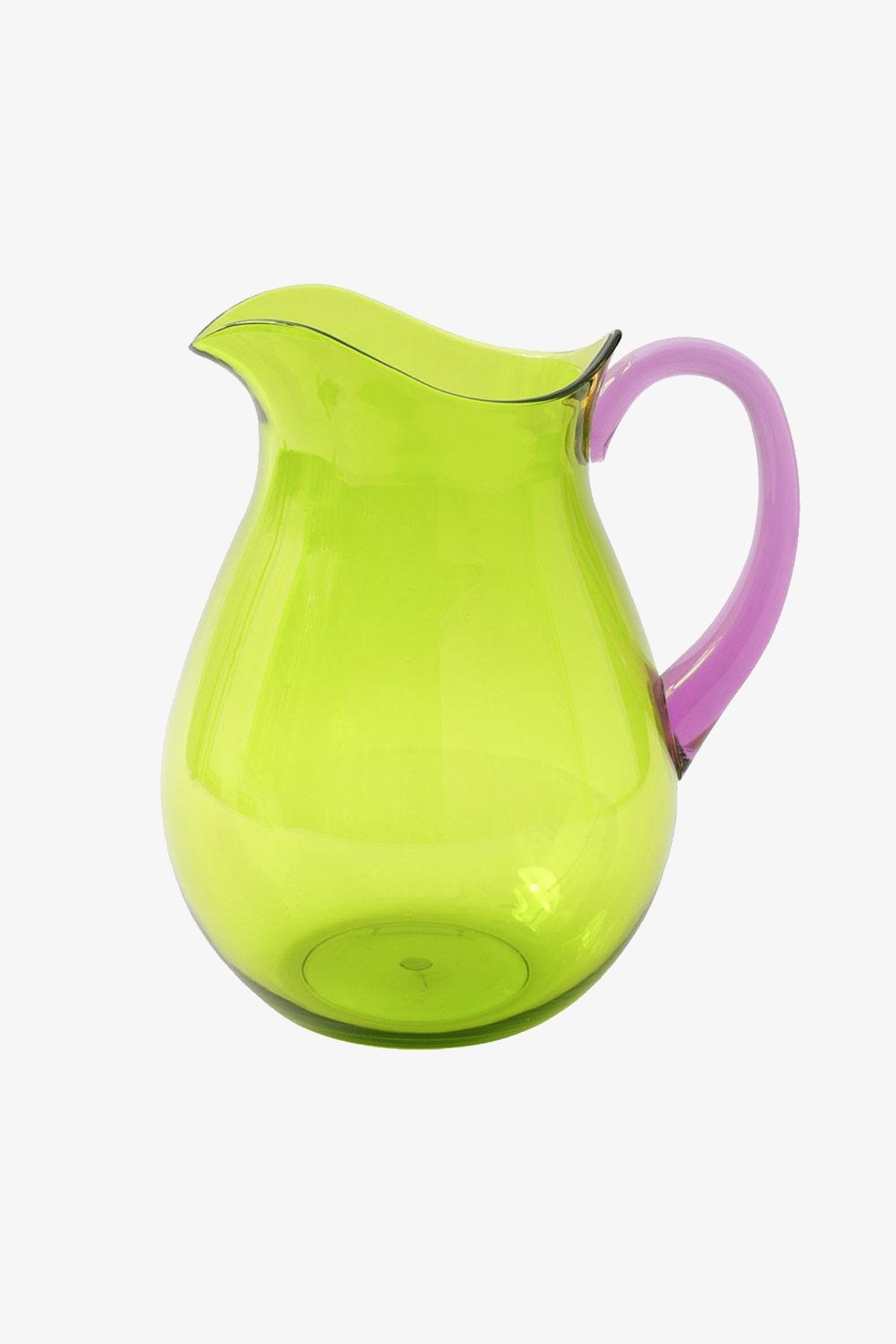 Acrylic Pitcher in Green with Amethyst Handle - shop-olivia.com