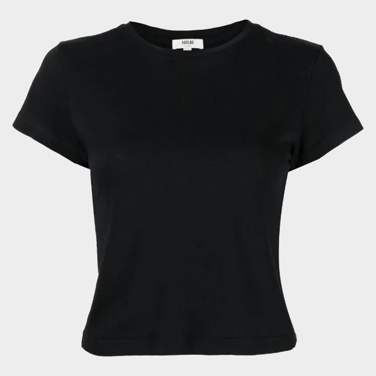 Adine Shrunken Tee in Black