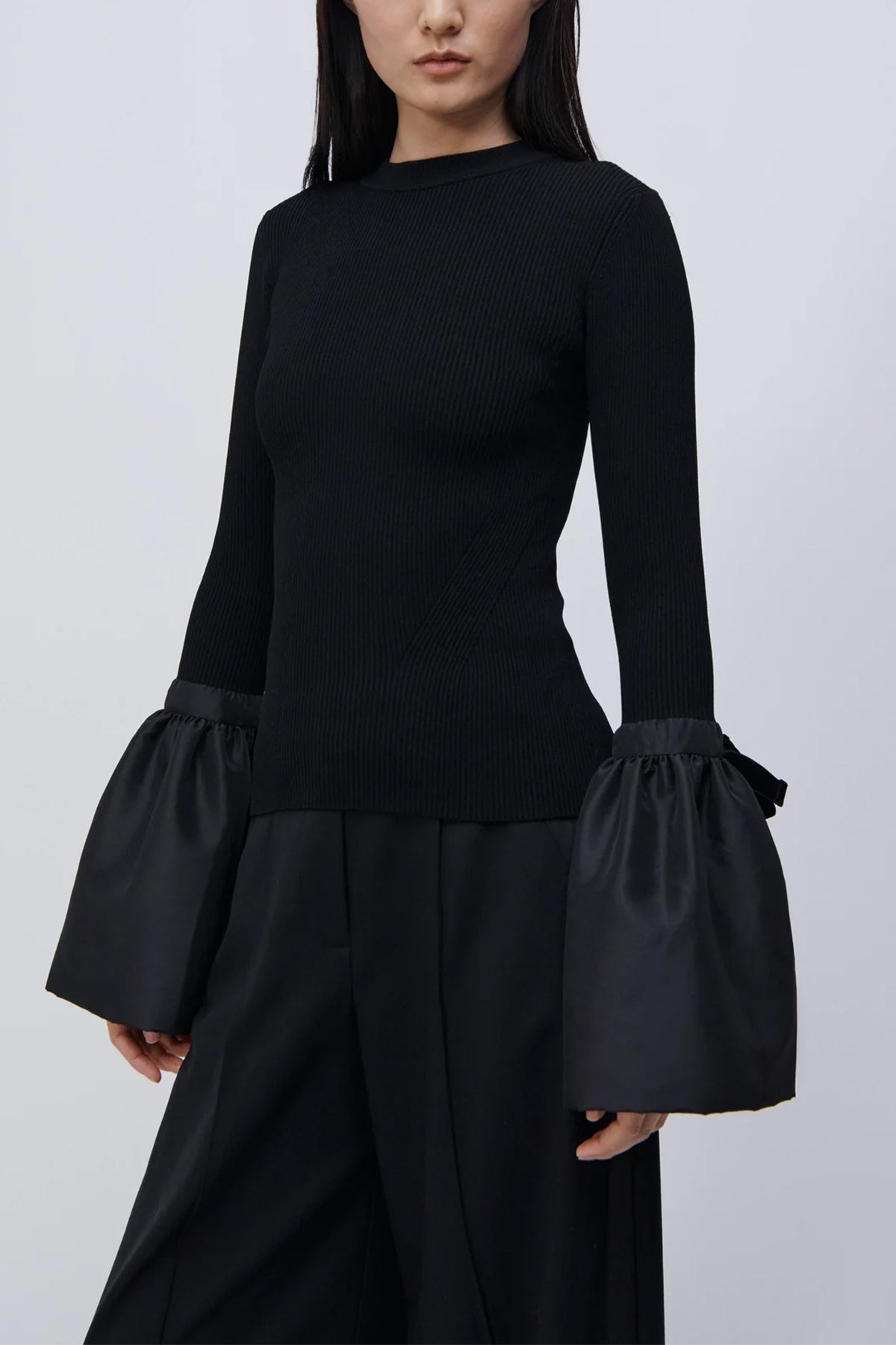 Agata Top in Black - shop-olivia.com