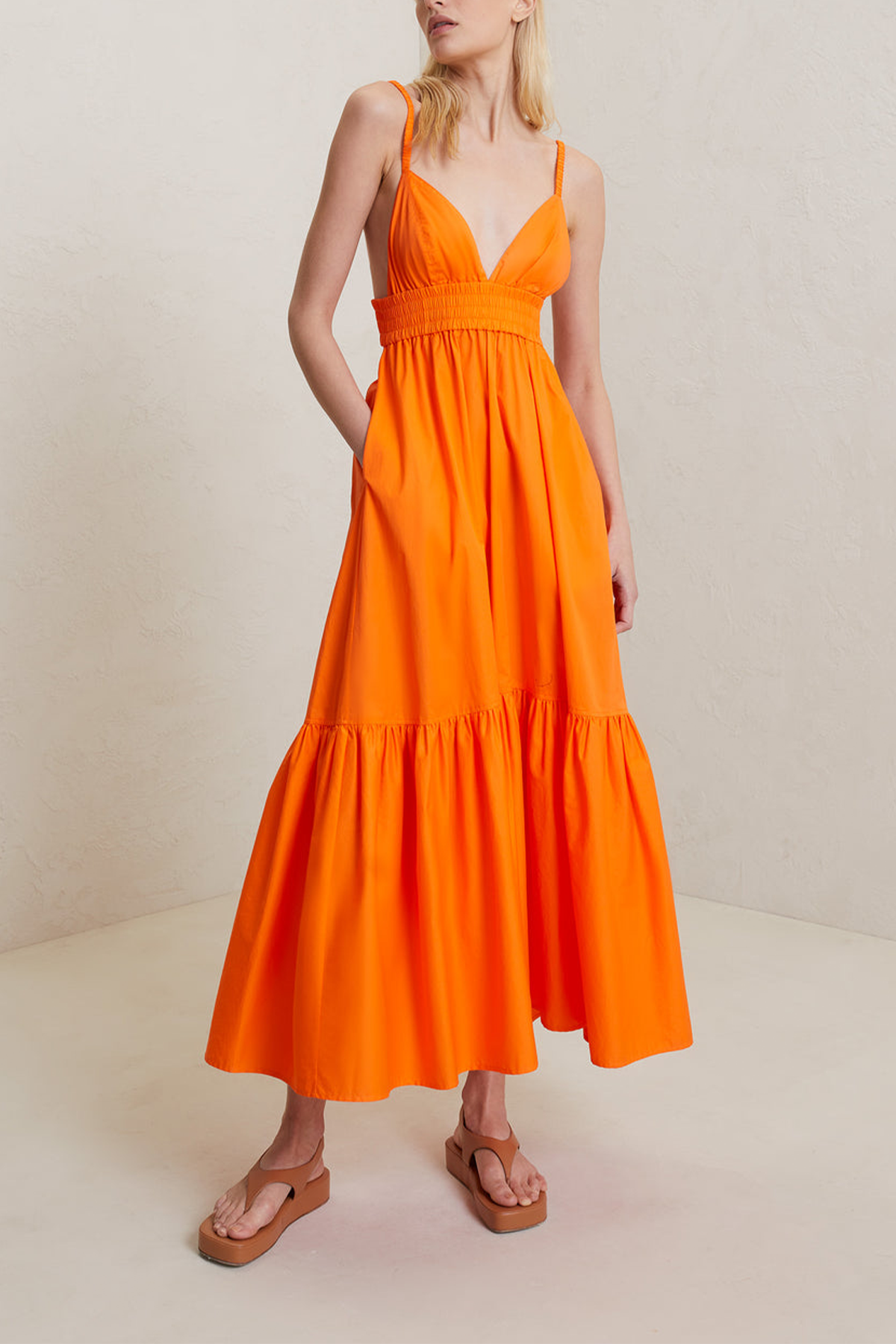 Rhodes Dress in Citrus
