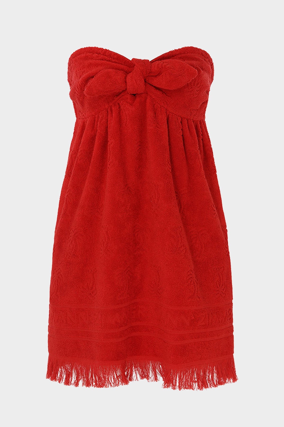 Alight Toweling Mini Dress in Red - shop-olivia.com