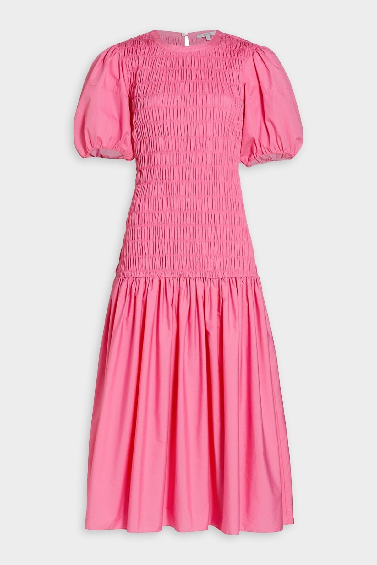 Amaya Smocked Dress in Peony - shop-olivia.com