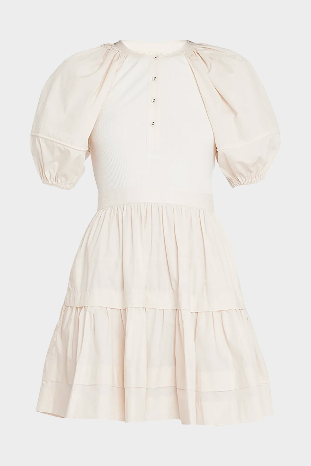 Amelia Mini Dress in Ivory - shop-olivia.com