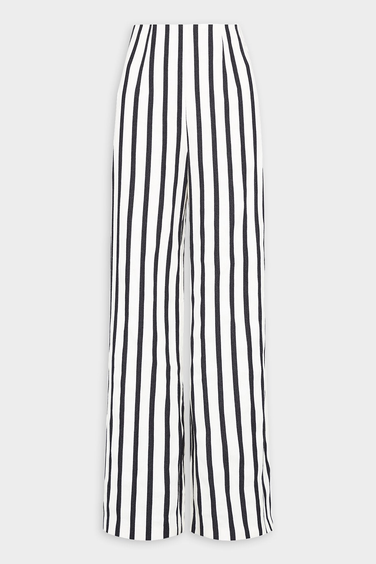 Amo Trousers in Black & White Stripe - shop-olivia.com