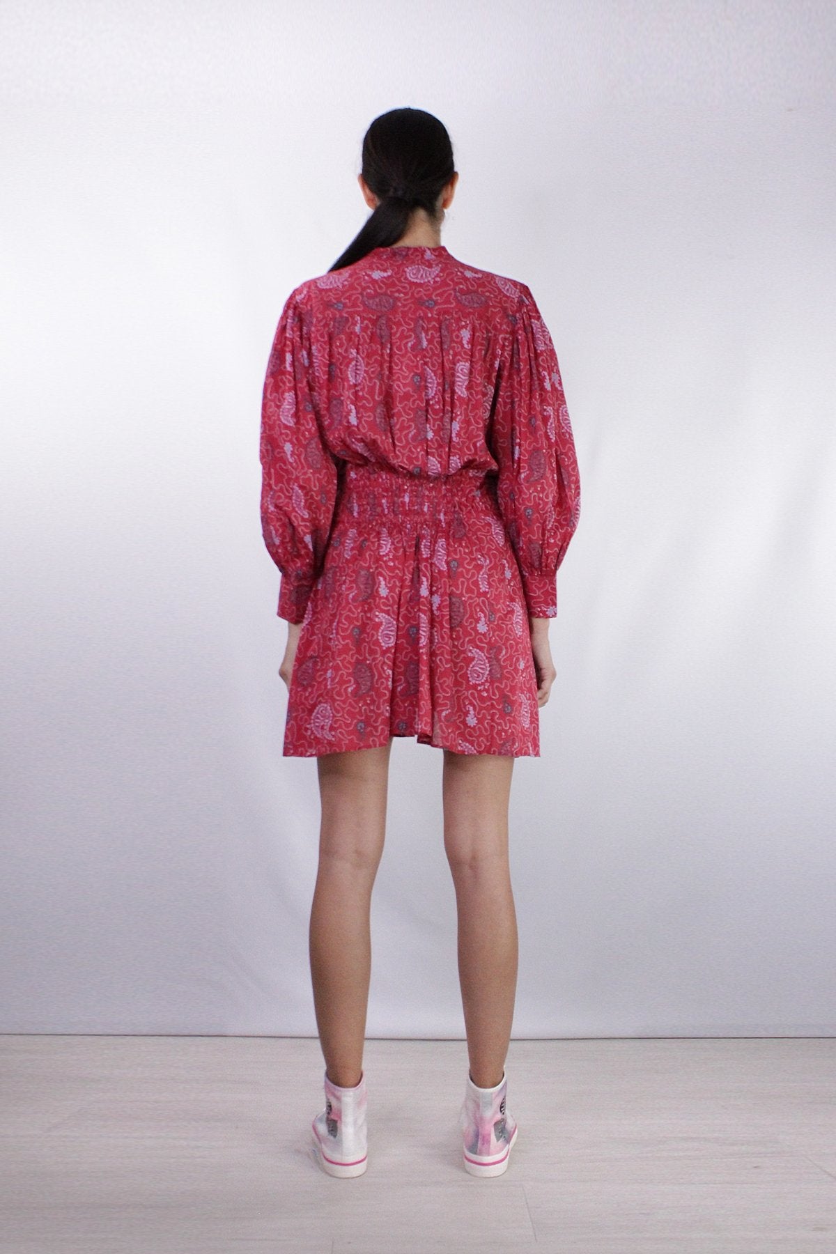 Anaco Dress in Red - shop-olivia.com