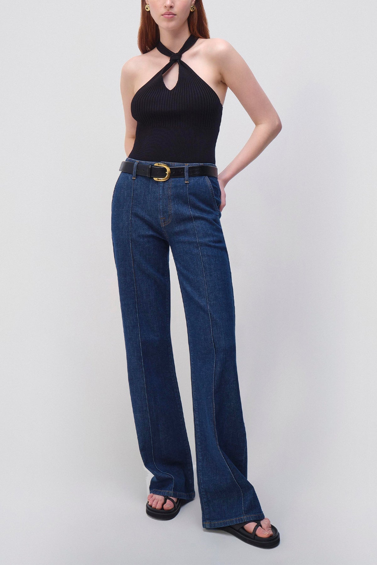 Ansel Trouser in Imperial - shop-olivia.com