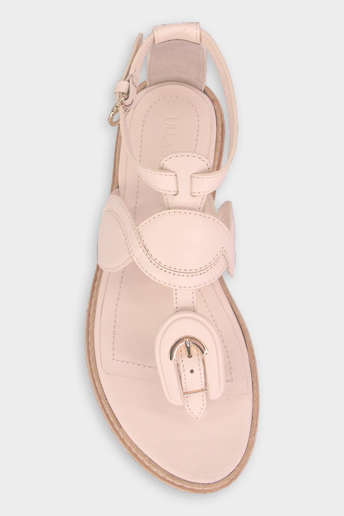 Arabella Braided Leather Sandal in Pearled Ivory - shop-olivia.com