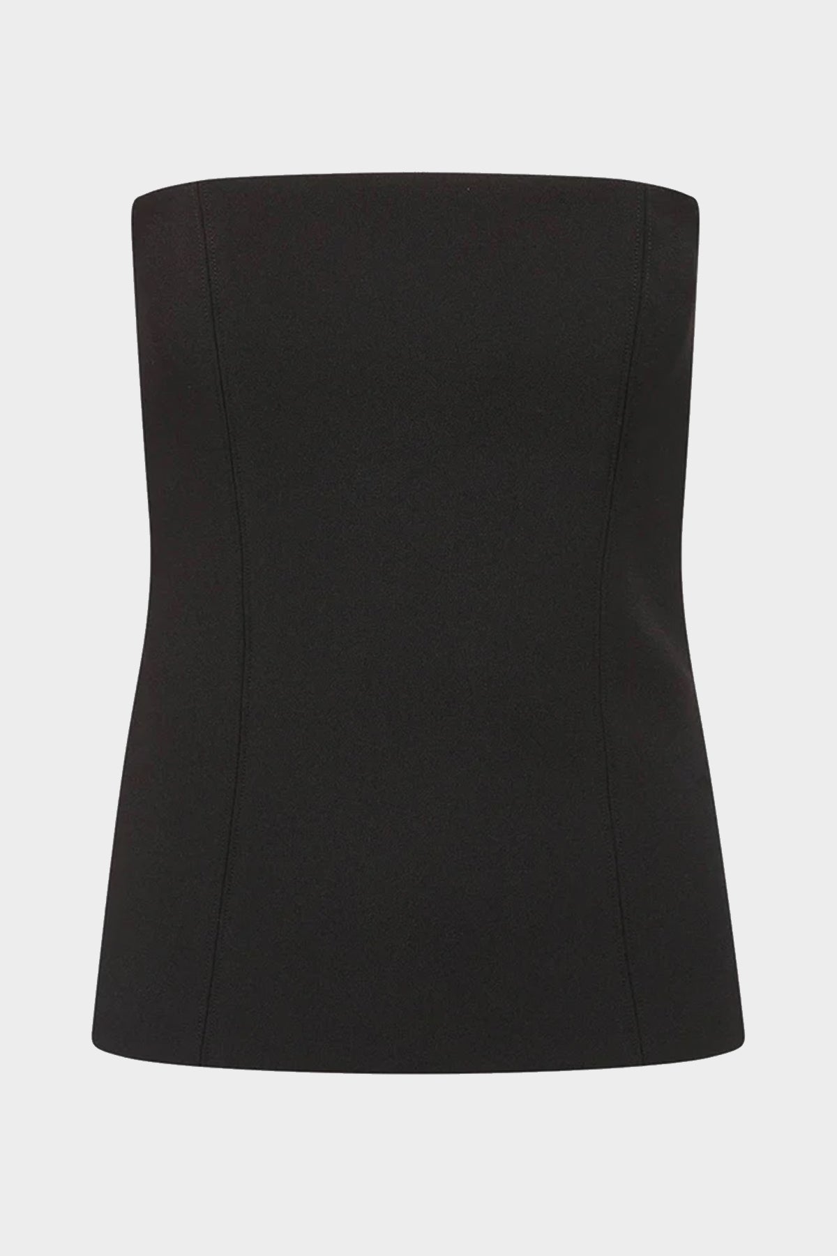 Astrid Strapless Top in Black - shop-olivia.com