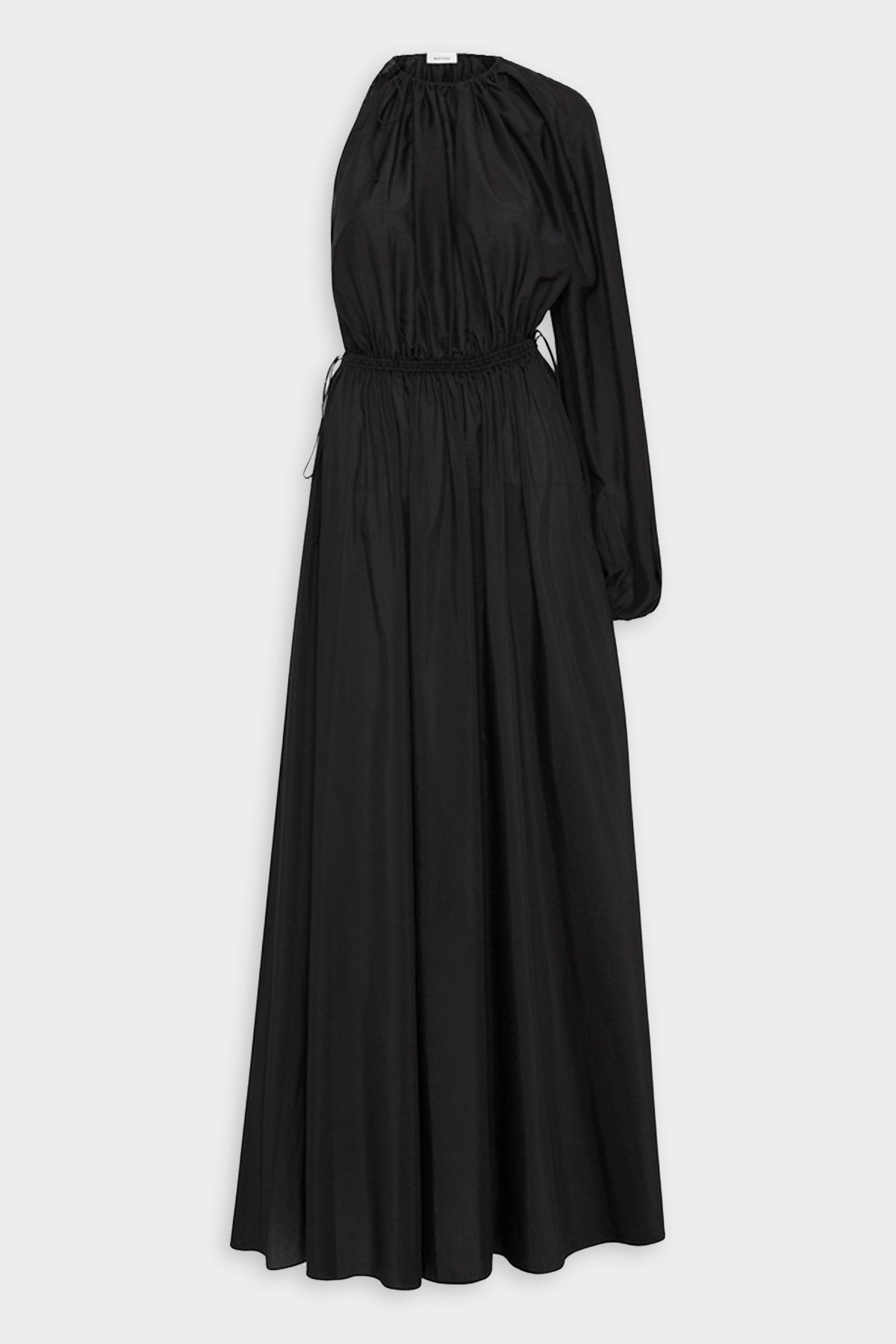 Asymmetric One Shoulder Dress in Black - shop-olivia.com