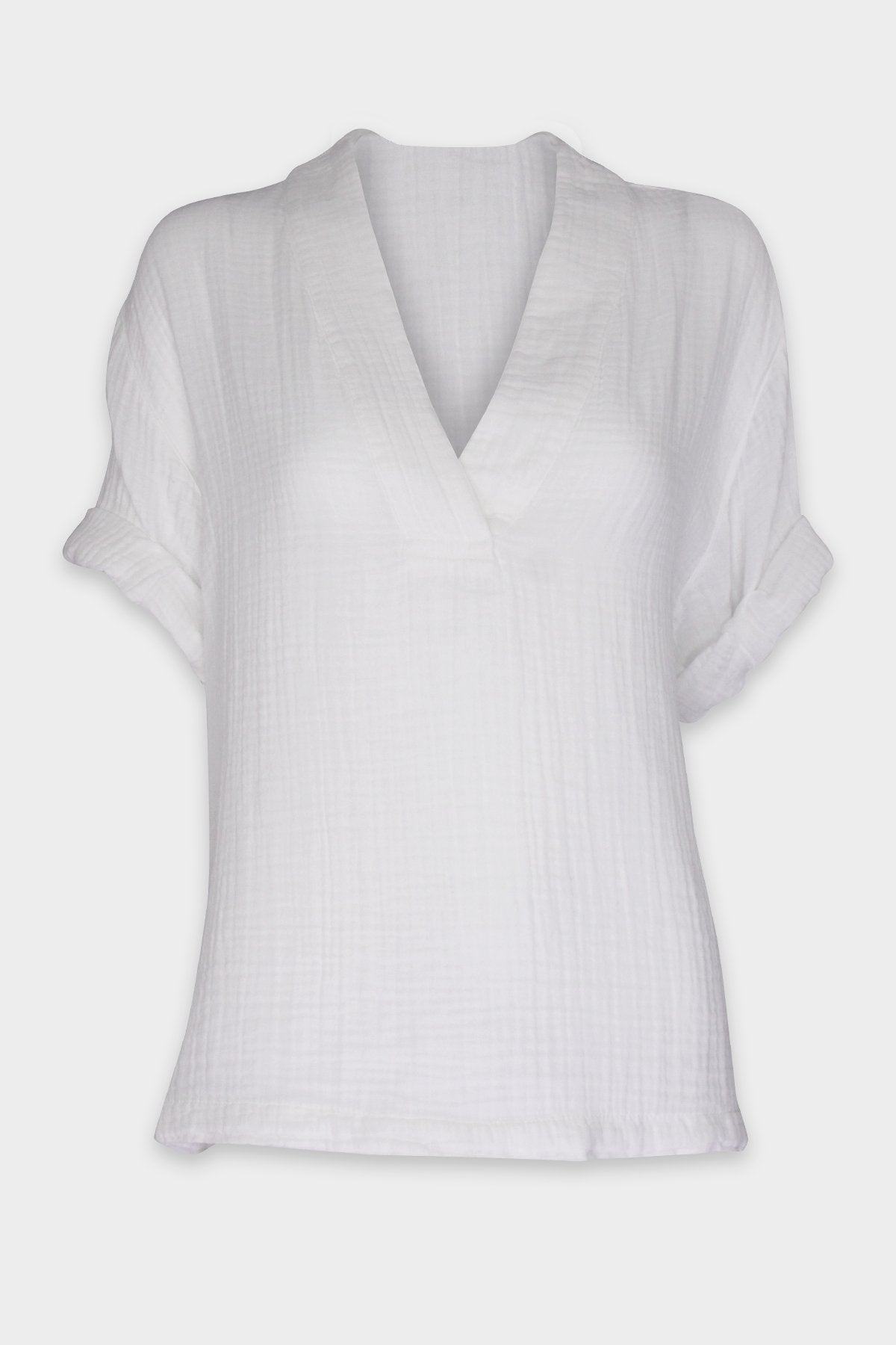 Avery Top in White - shop-olivia.com