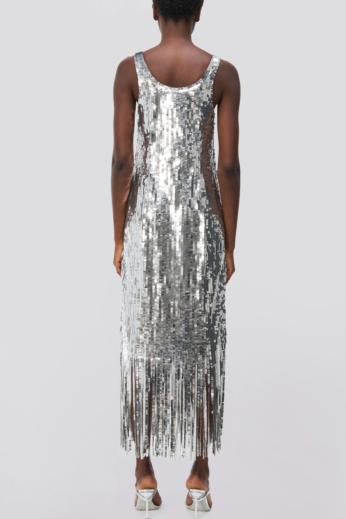 Ayala Gown in Silver - shop-olivia.com