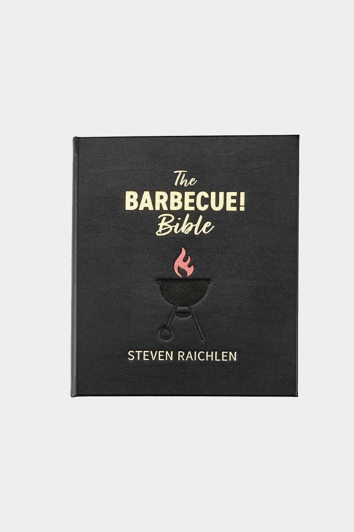 Barbecue Bible in Black Leather - shop-olivia.com