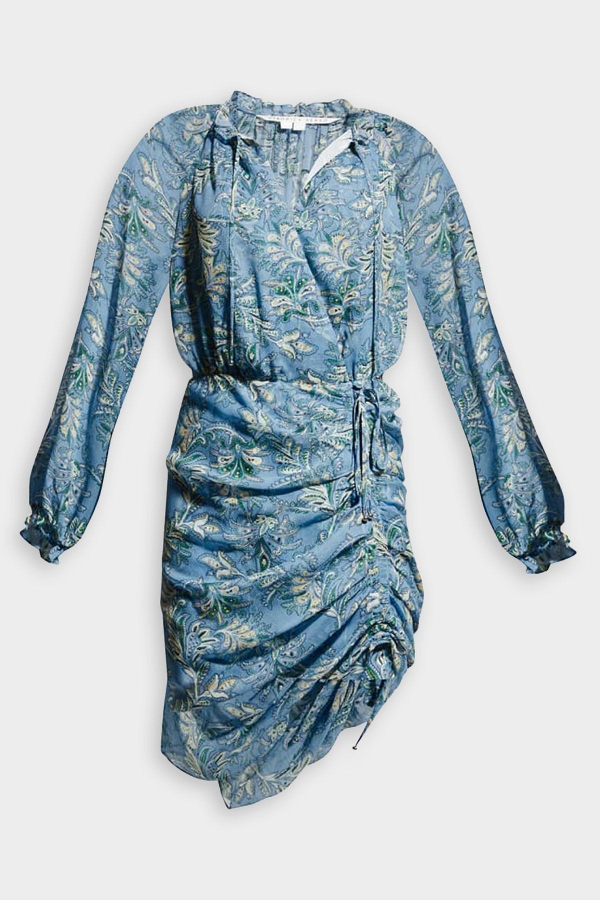 Becky Floral Dress in Aero Blue Multi - shop-olivia.com