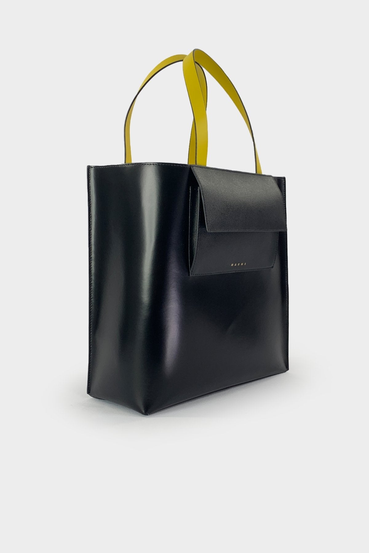 Black Museo Leather Bag with Pocket - shop-olivia.com