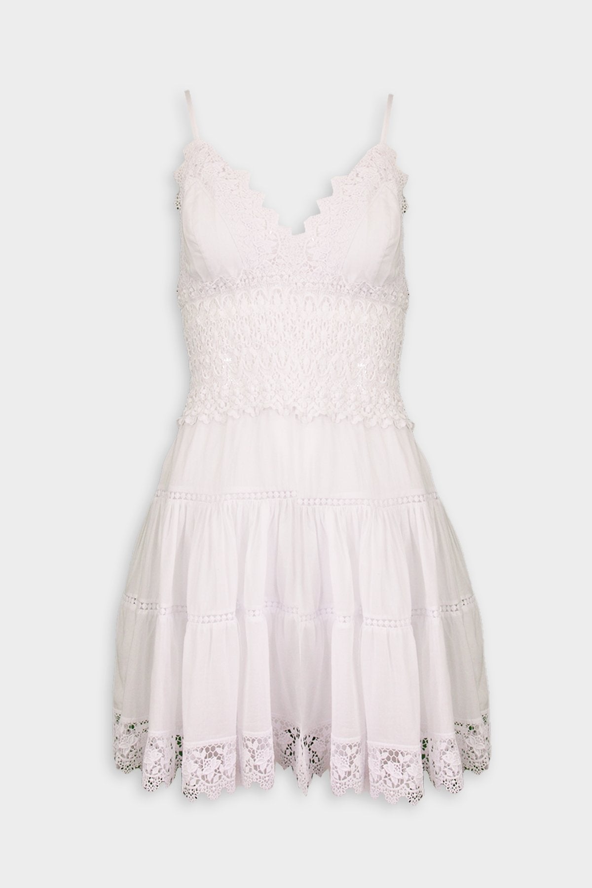 Bonnie Short Dress in White - shop-olivia.com