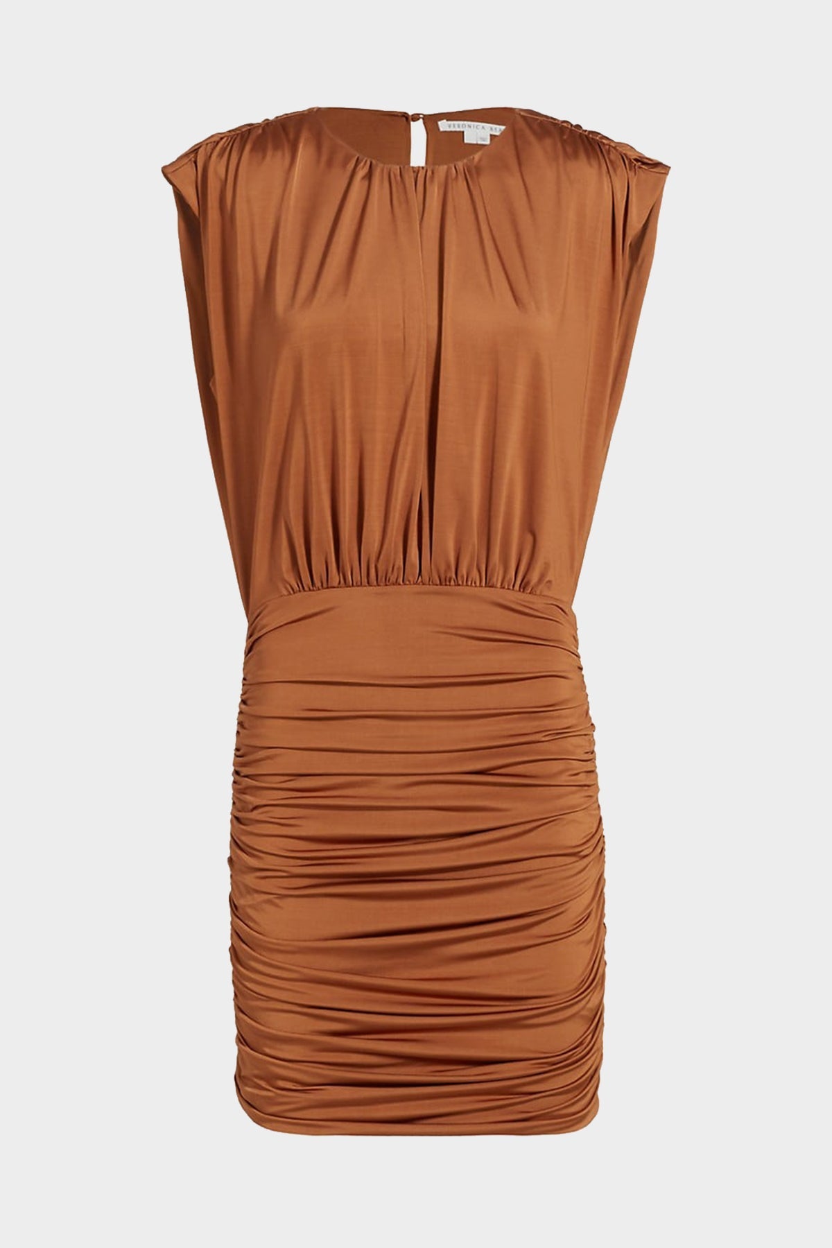 Bora Mini Dress in Golden Brown - shop-olivia.com
