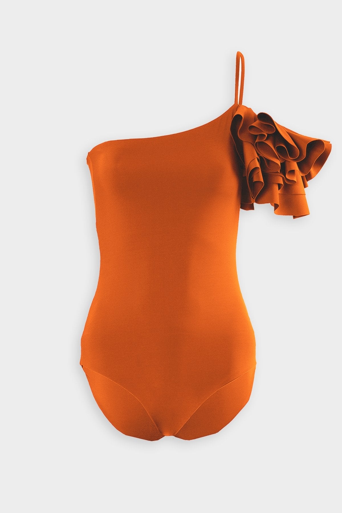 Bruma One-Piece Bathing Suit in Orange Brick - shop-olivia.com