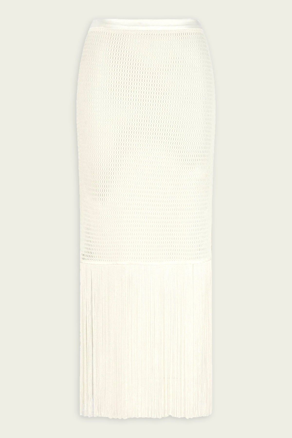 Camelia Maxi Skirt in Ivory - shop-olivia.com