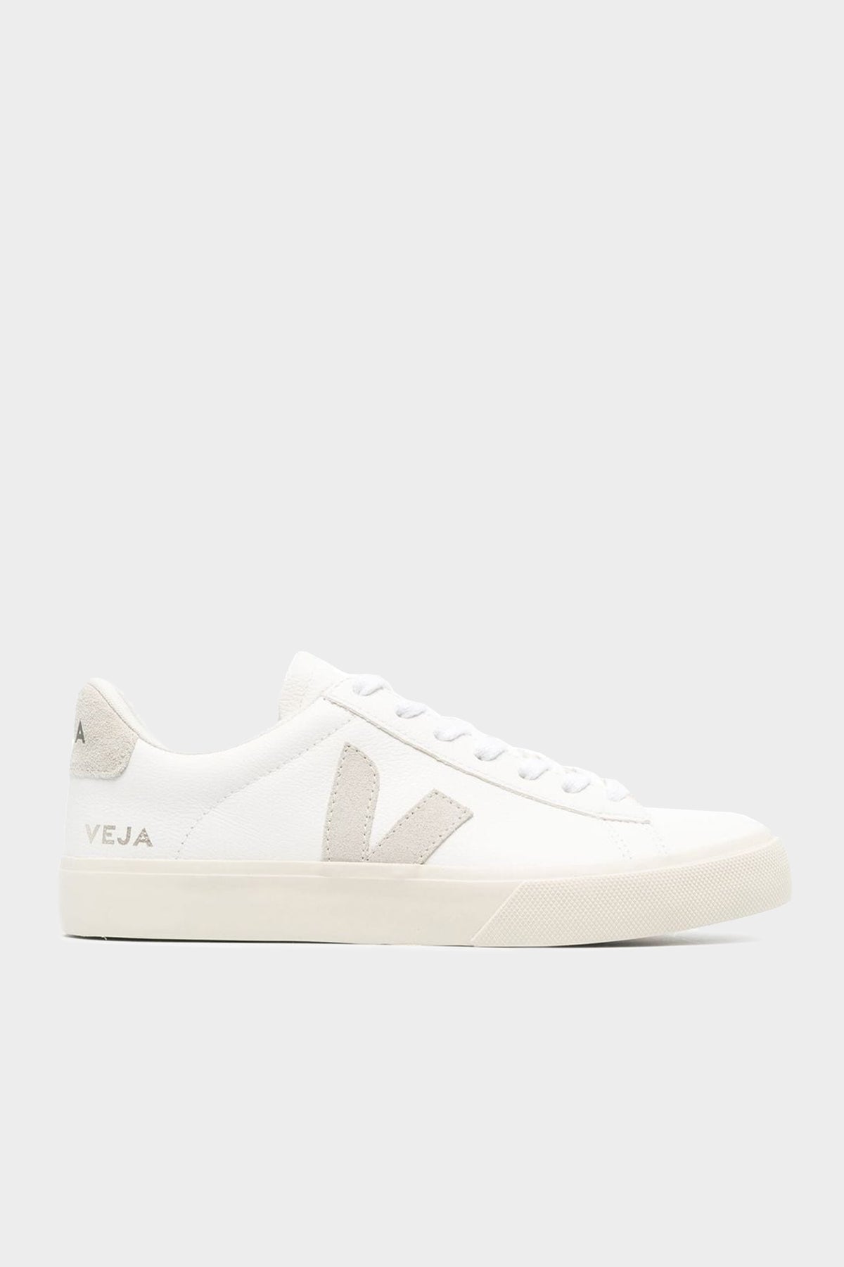 Campo Chromefree Leather Sneaker in White Natural - shop-olivia.com