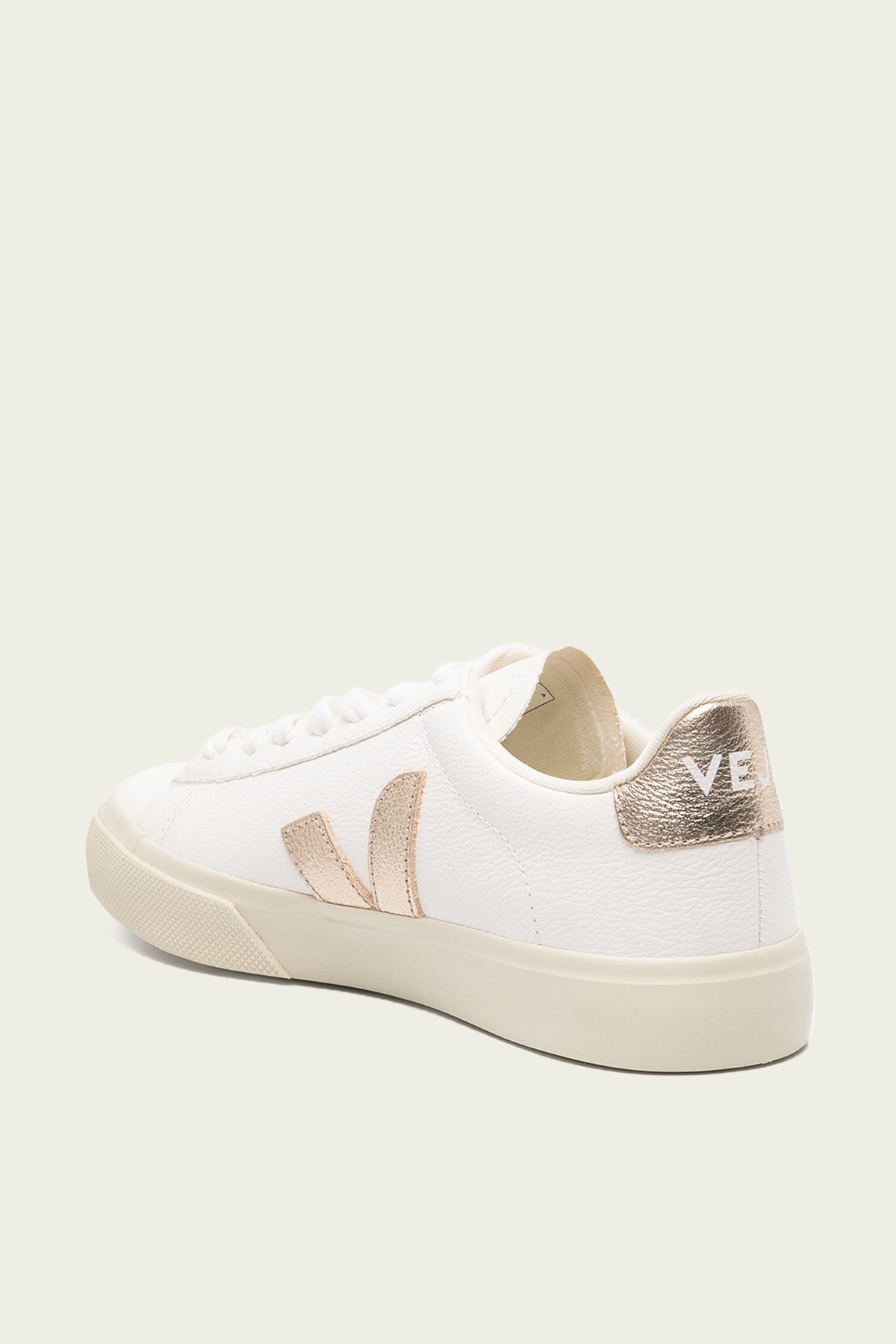 Campo Chromefree Leather Sneaker in White Platine - shop-olivia.com