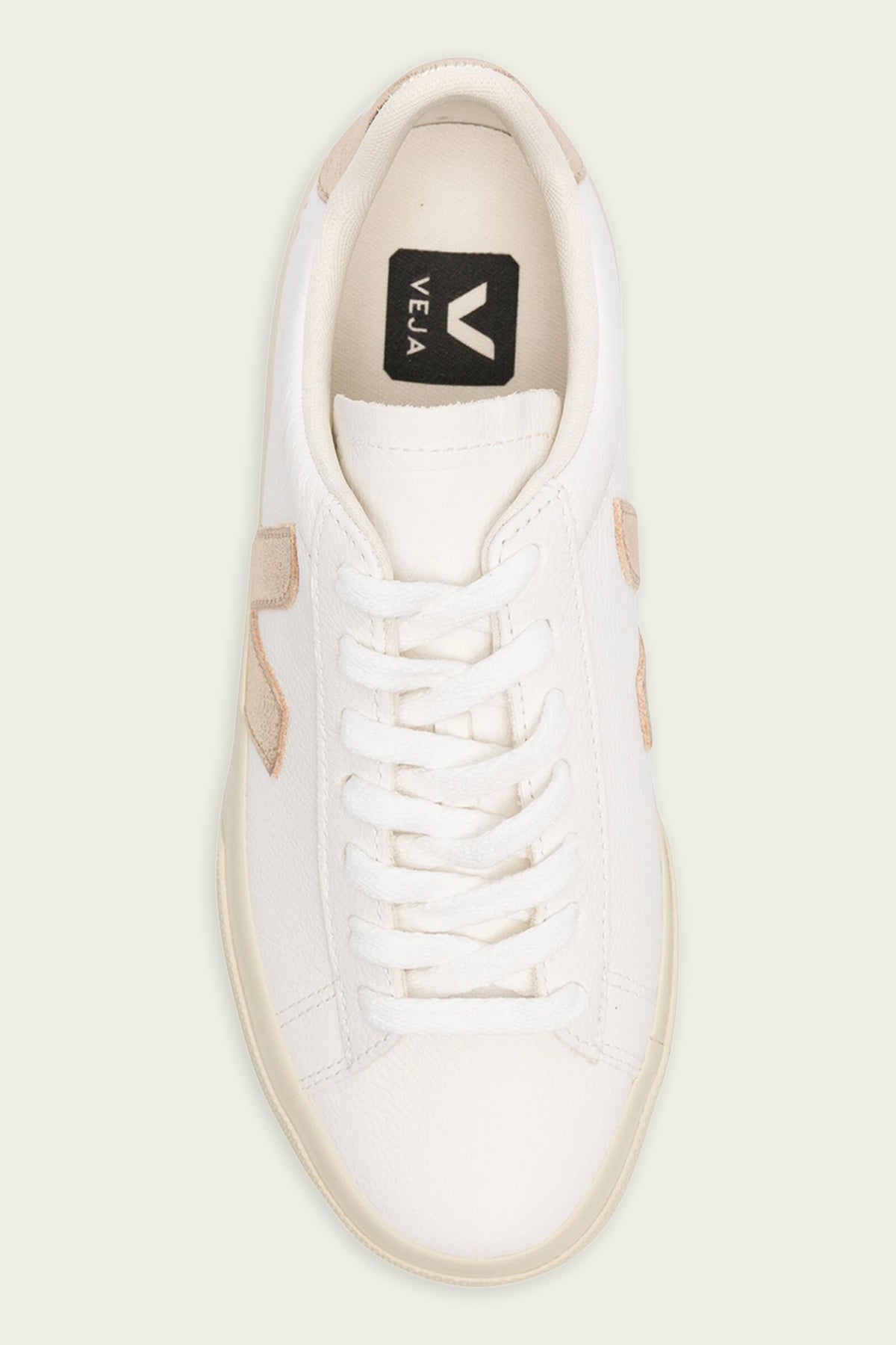 Campo Chromefree Leather Sneaker in White Platine - shop-olivia.com