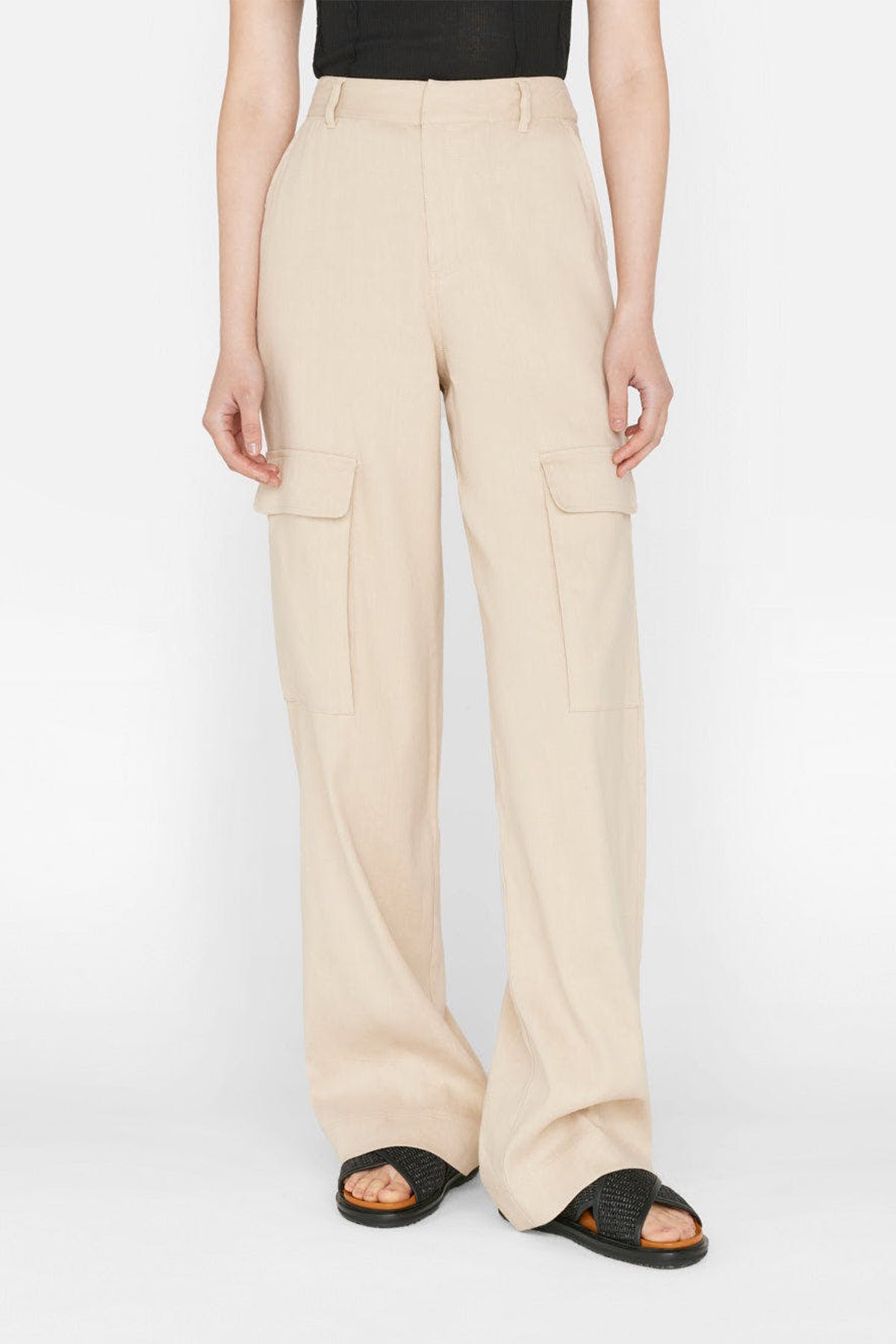 Cargo Pant in Sand - shop-olivia.com