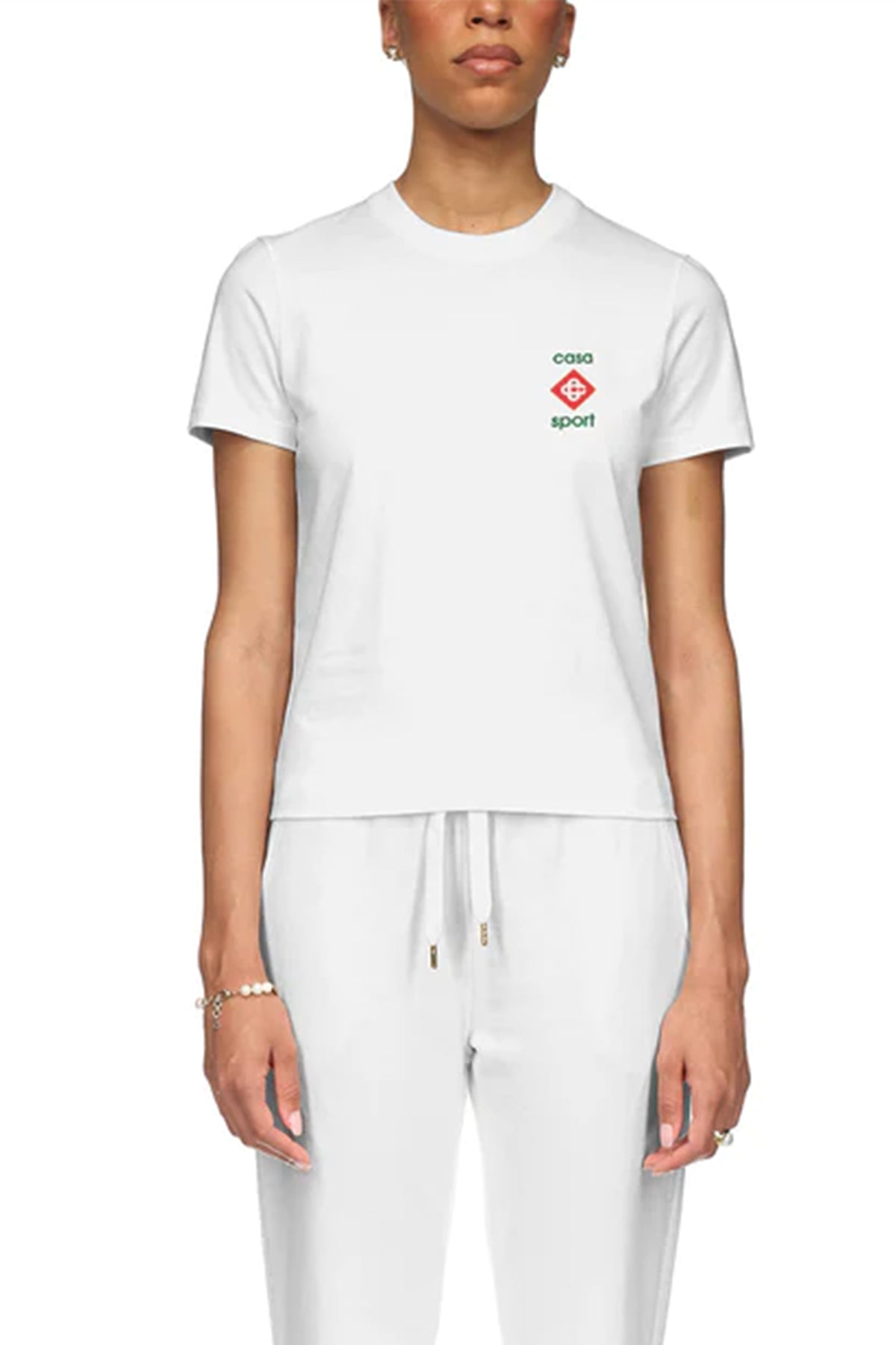 Casa Sport Icon T-Shirt in White - shop-olivia.com