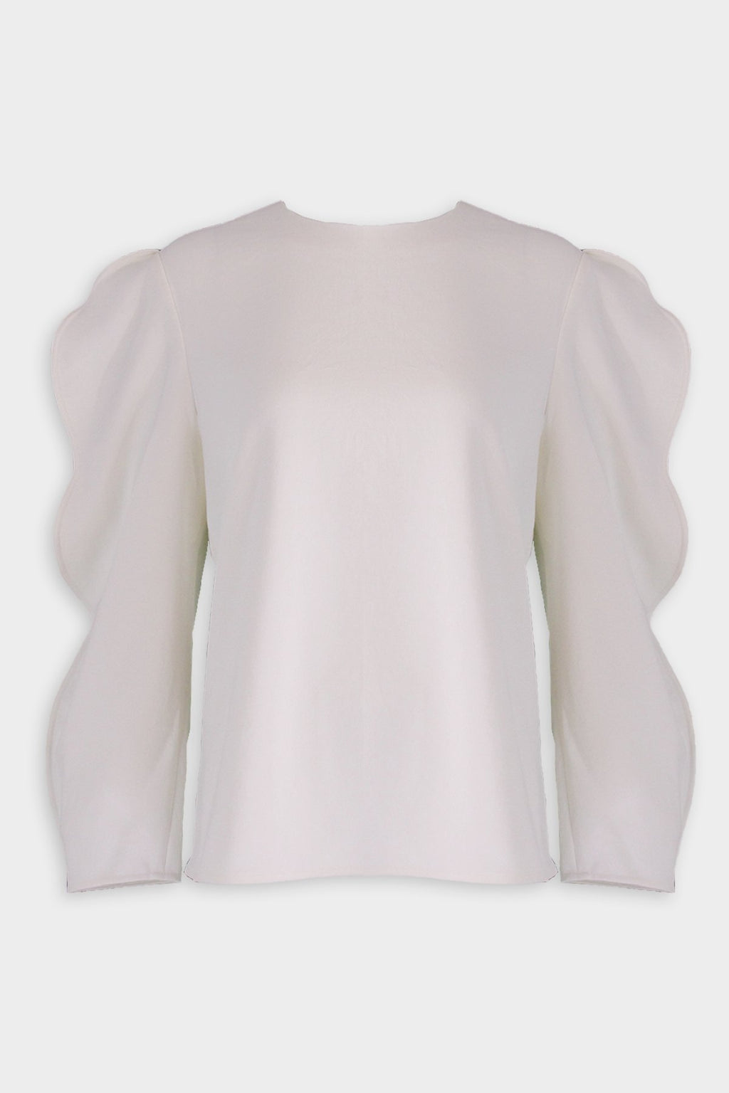 Chalky Drape Scallop Top