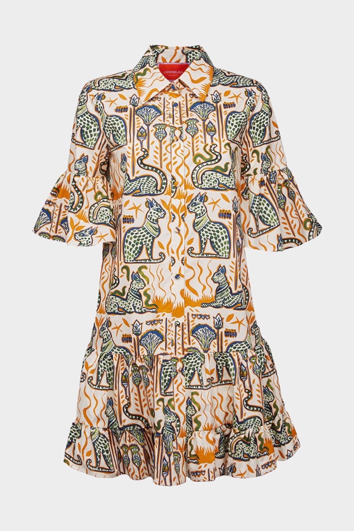 Choux Dress in Bast Ivory - shop-olivia.com