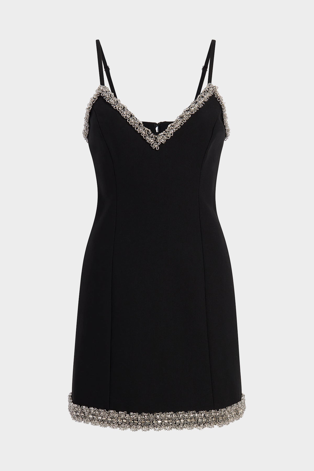 Chunky Bead Embellished Brea Dress in Black - shop-olivia.com