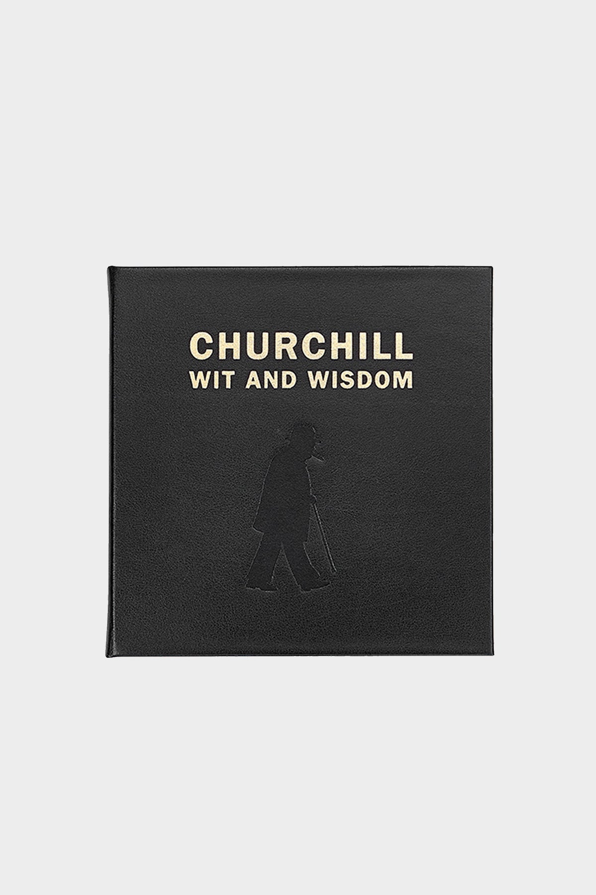 Churchill Wit And Wisdom in Black Bonded Leather - shop-olivia.com