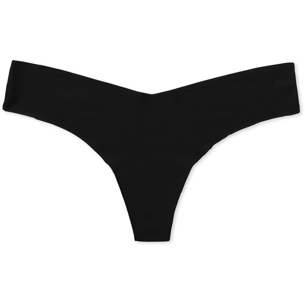 Classic Solid Thong Black