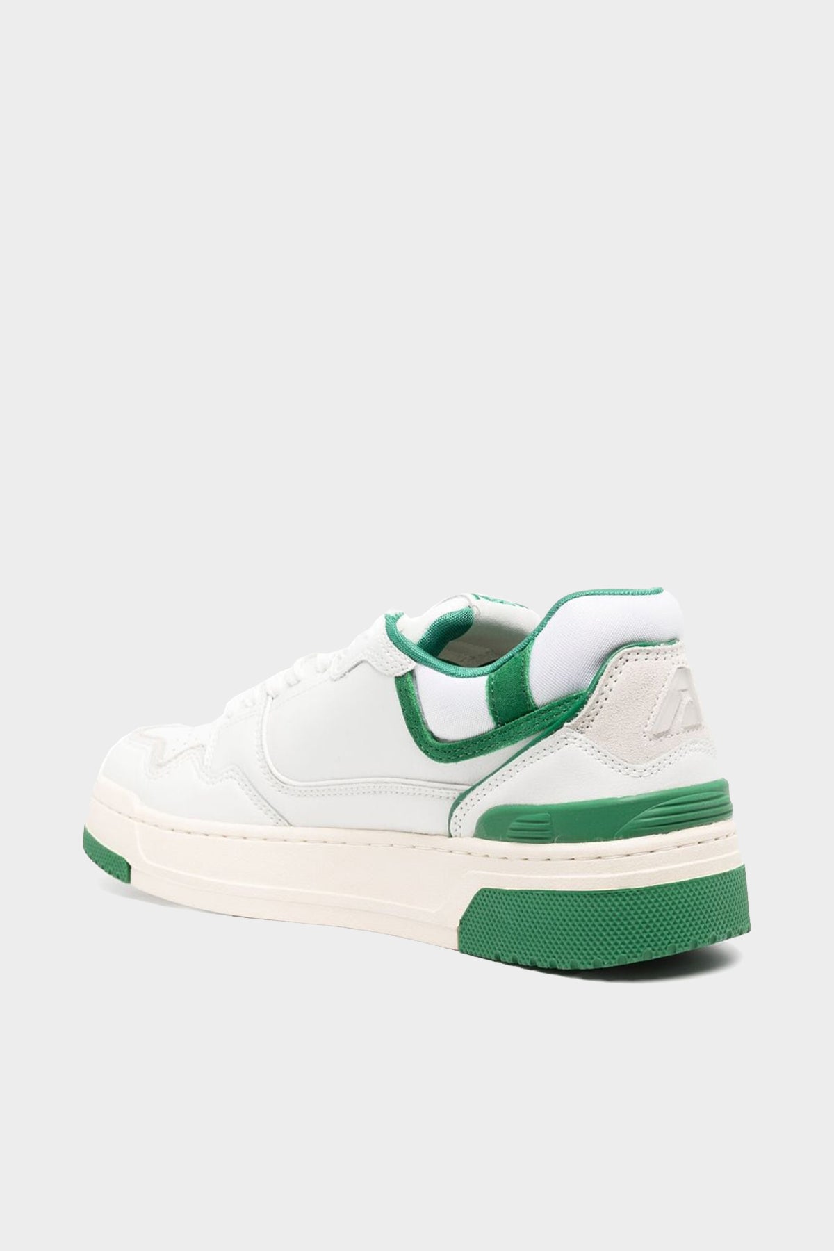 CLC Leather Men Sneaker in Green White - shop-olivia.com
