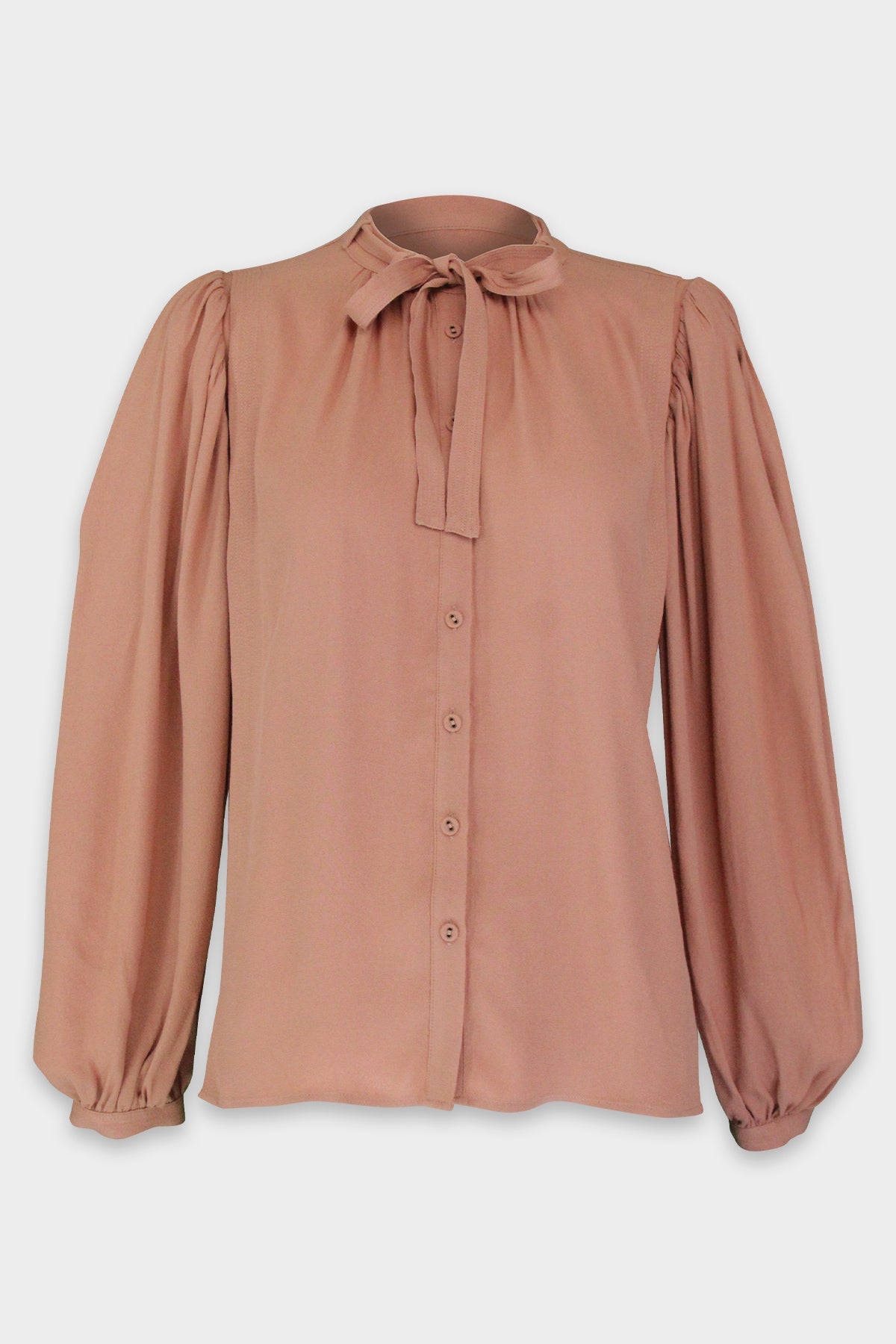 Clemens Blouse in Fawn - shop-olivia.com