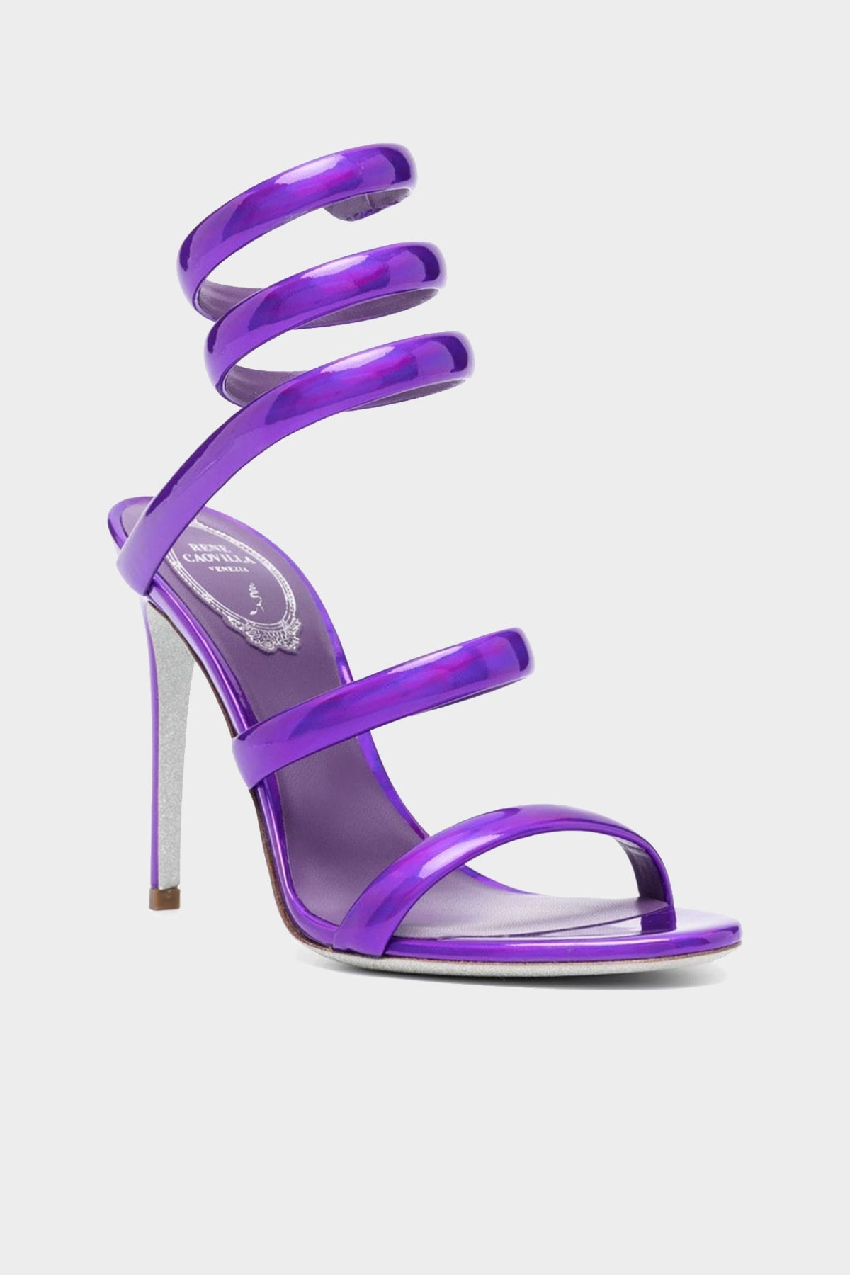 Cleo Sandal 105 in Violet - shop-olivia.com