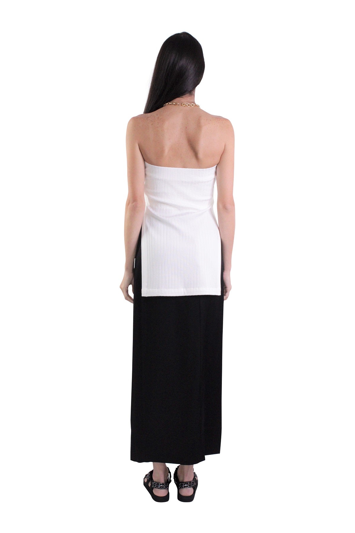Column Skirt in Black - shop-olivia.com