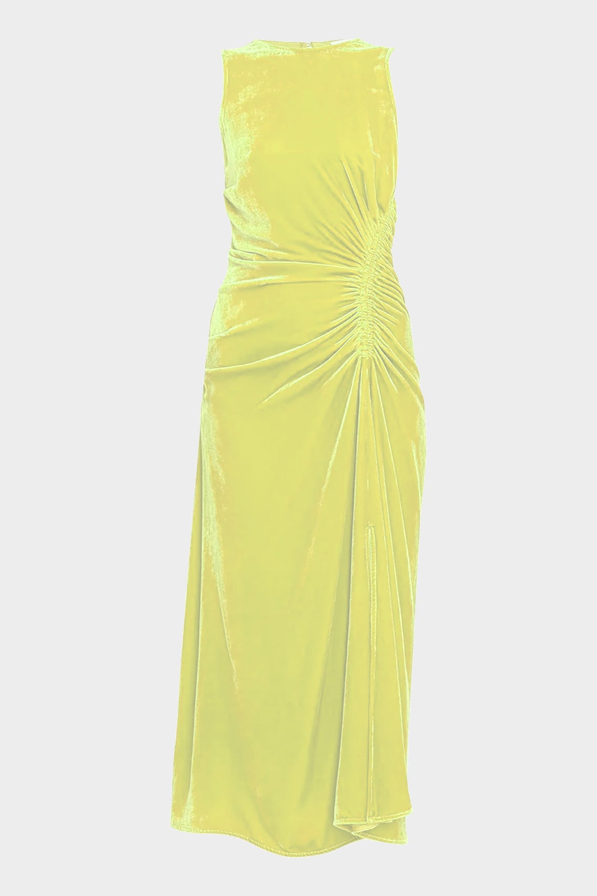 Cornelia Velvet Dress in Pistachio - shop-olivia.com