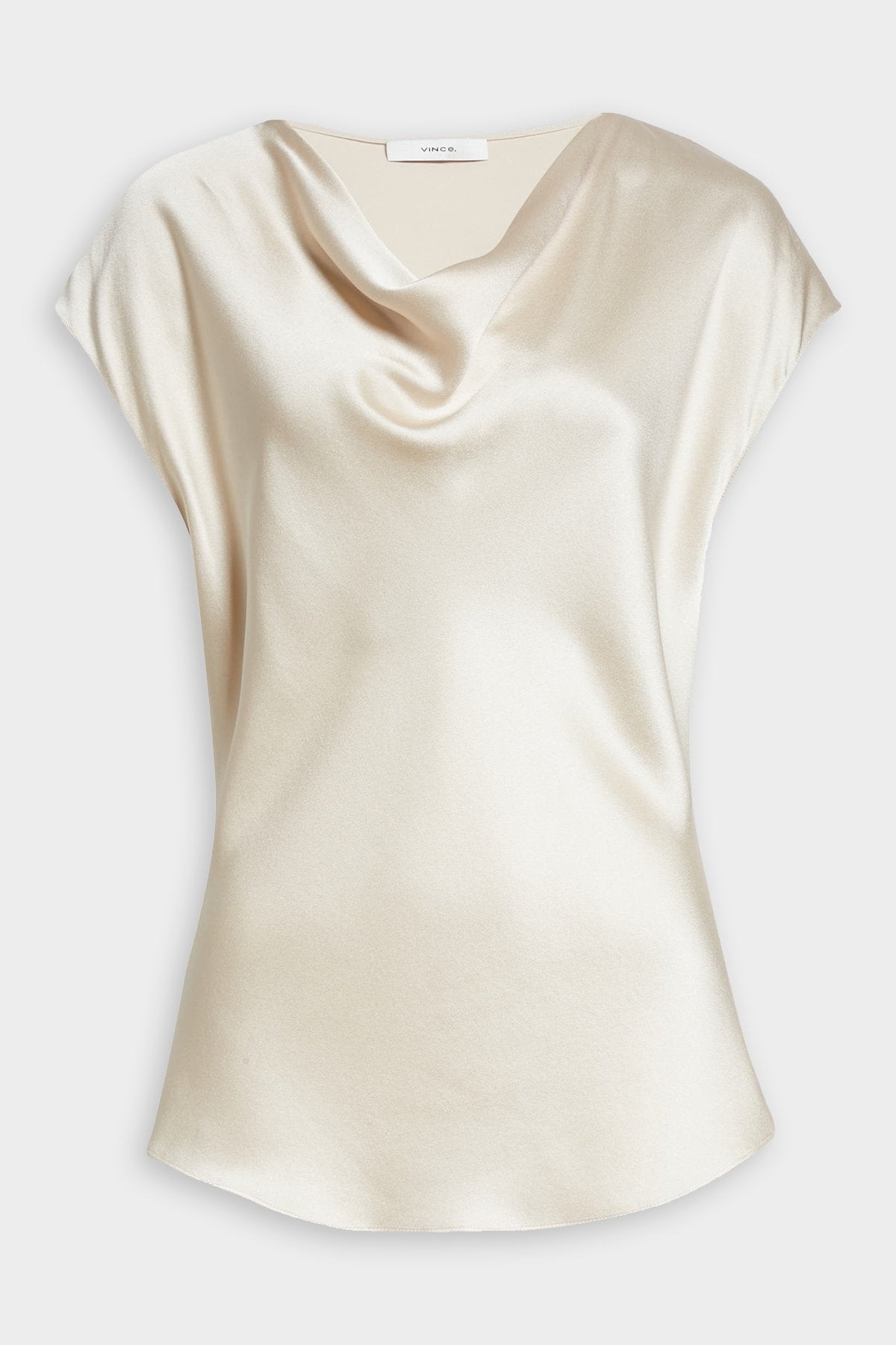 Cowl Neck Cap Sleeve Blouse in Fennel - shop-olivia.com