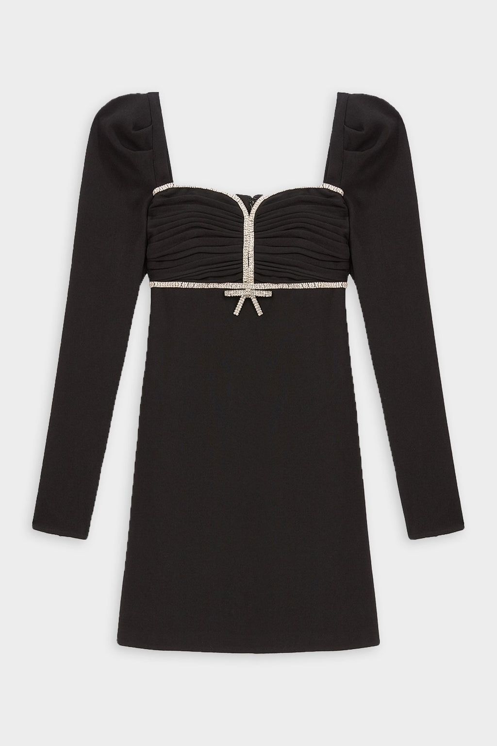 black crepe mini dress The Andamane