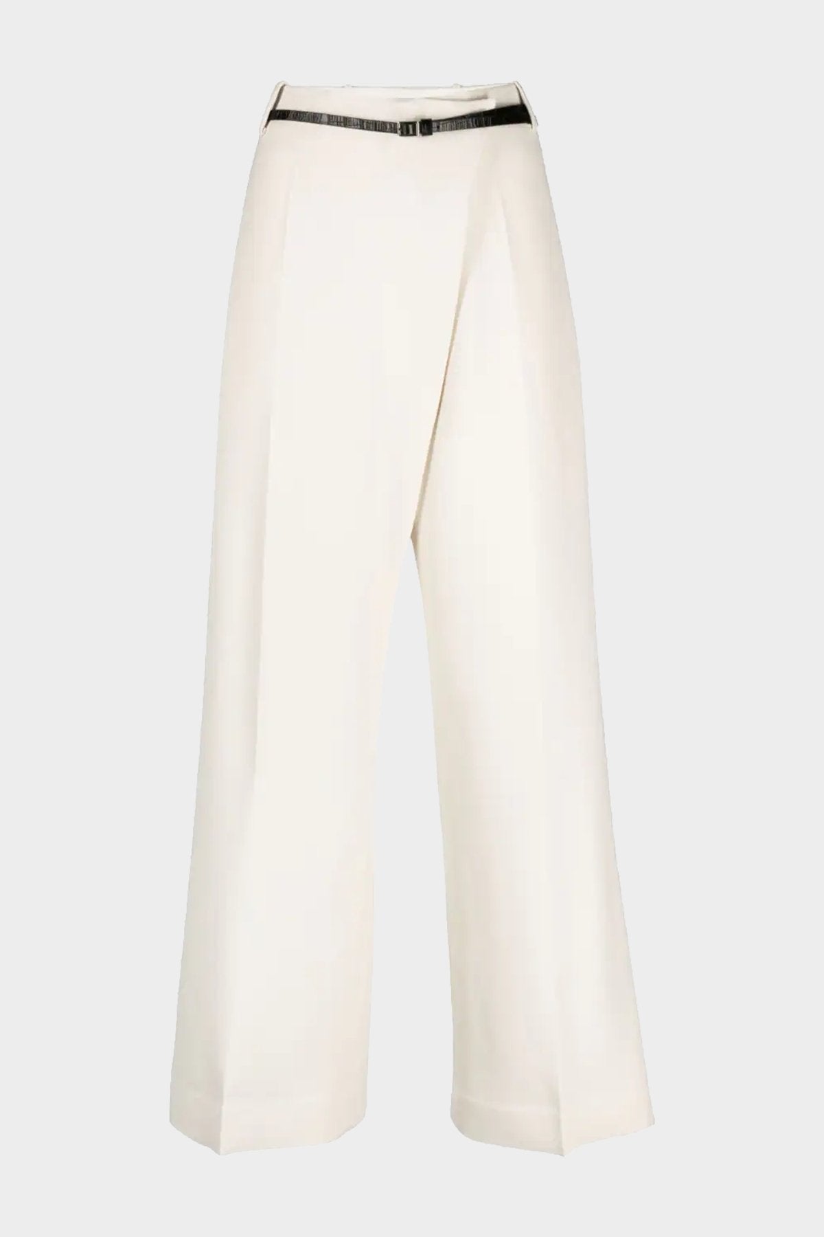 Criss-Cross Trousers in Cream - shop-olivia.com