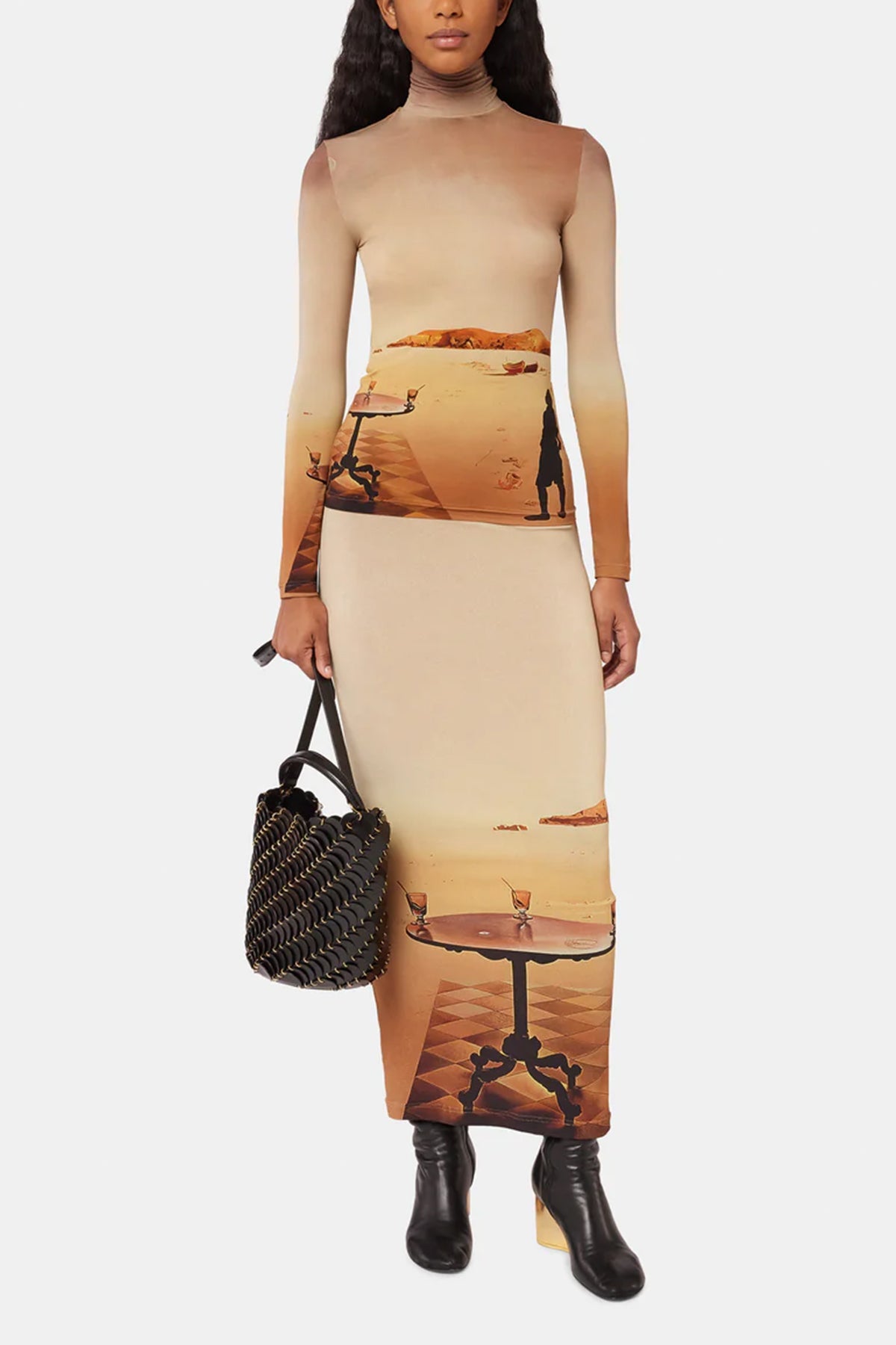 Dali's Sun-Table Long Skirt in La Table Solaire - shop-olivia.com