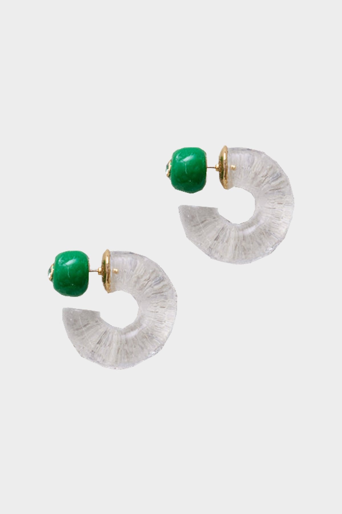 Dela Earrings in Clear - shop-olivia.com