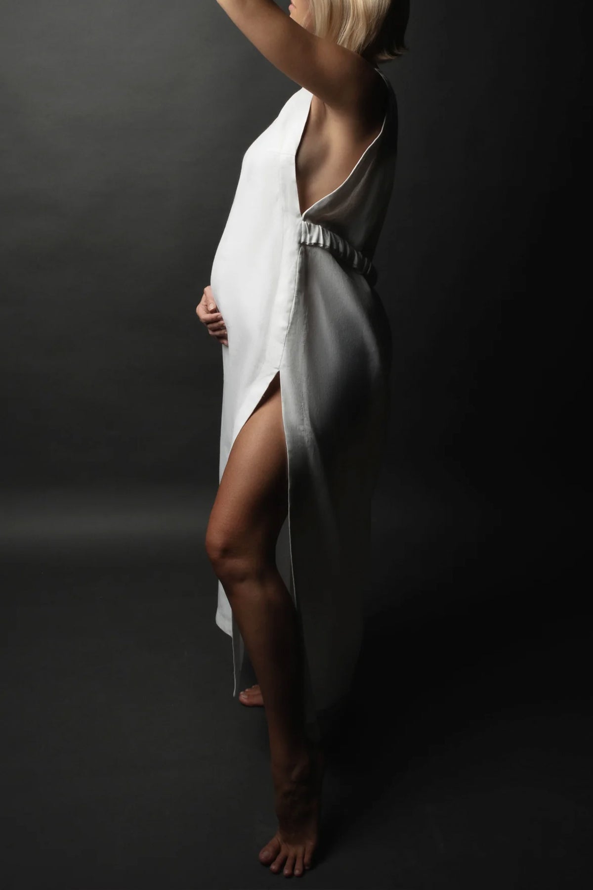 Delfina Maxi Dress in White - shop-olivia.com