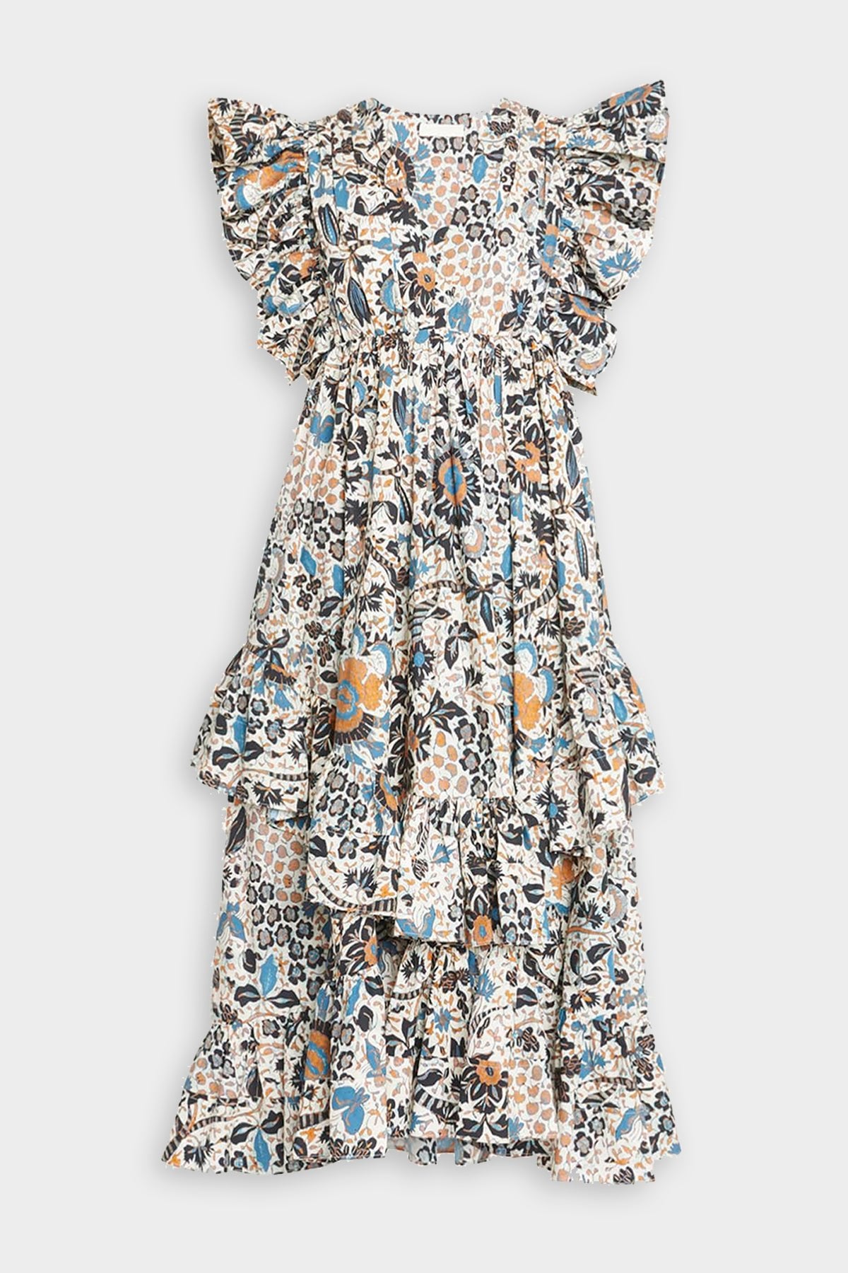 Delila Midi Dress in Clematis - shop-olivia.com